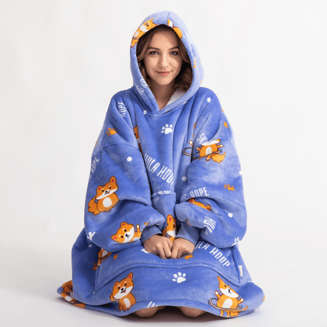 Moletom Oversized Com Capuz Raposa