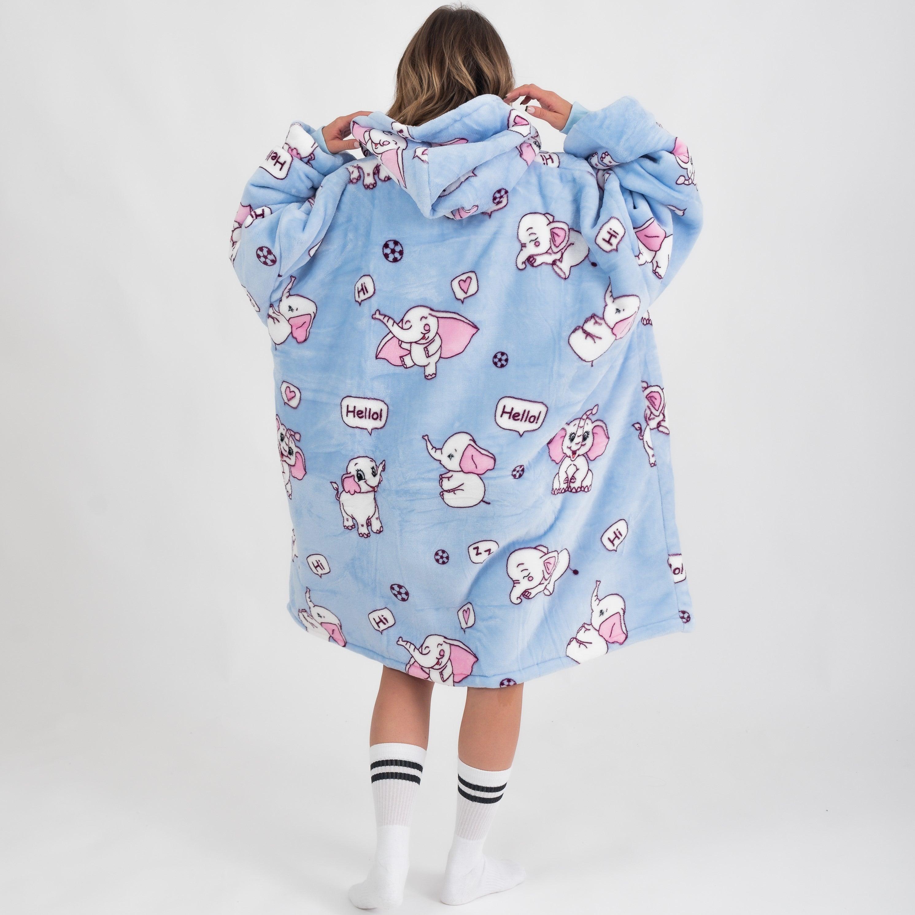 Moletom Oversized Com Capuz Elefante
