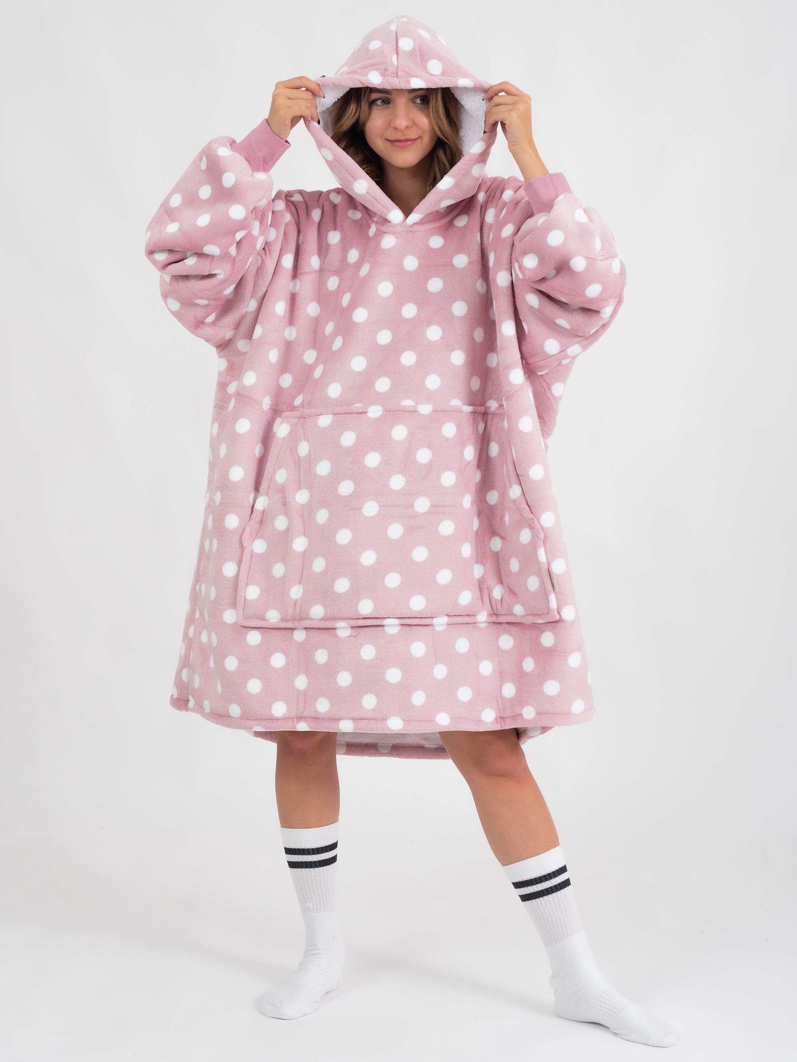 Moletom Oversized Com Capuz Pontos
