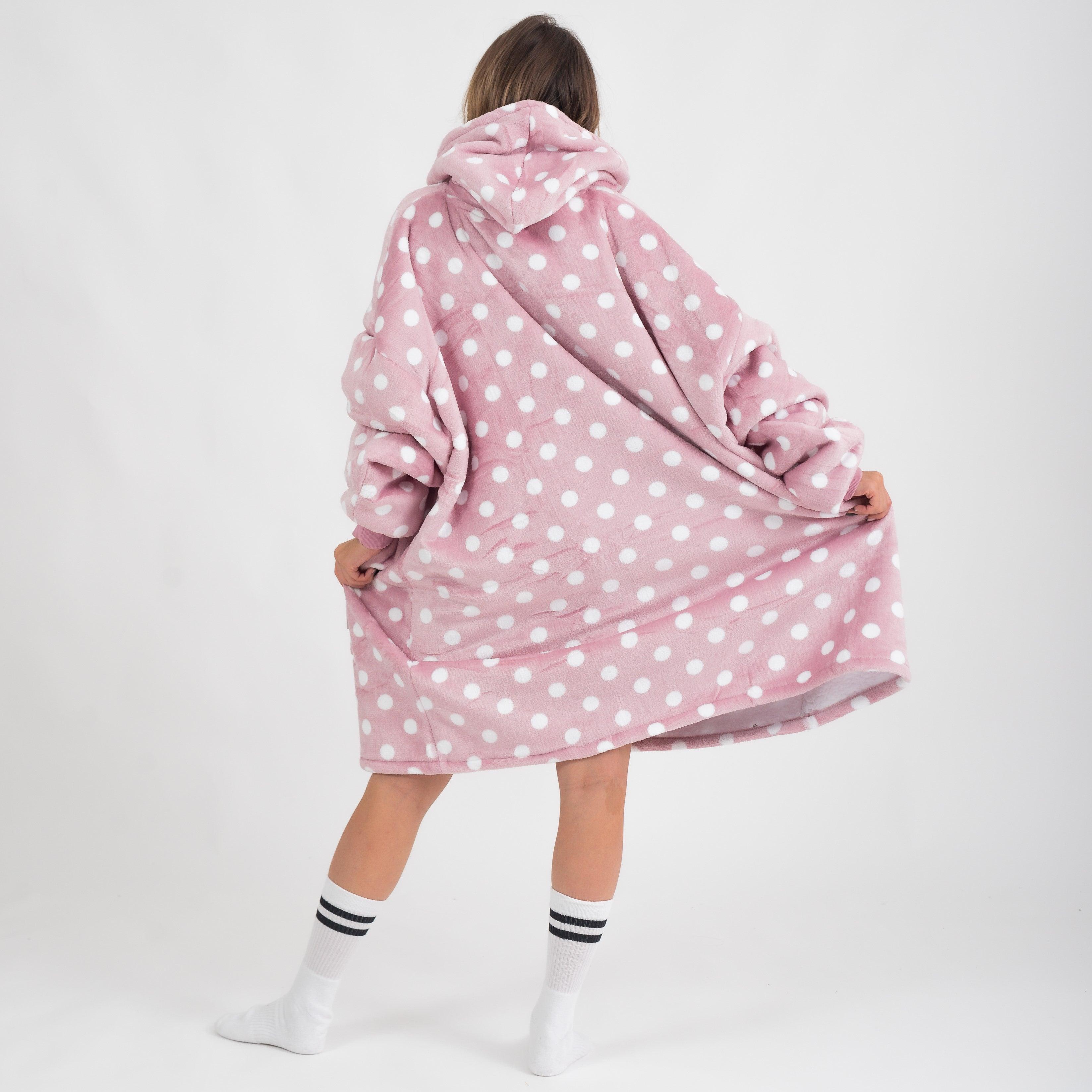 Moletom Oversized Com Capuz Pontos