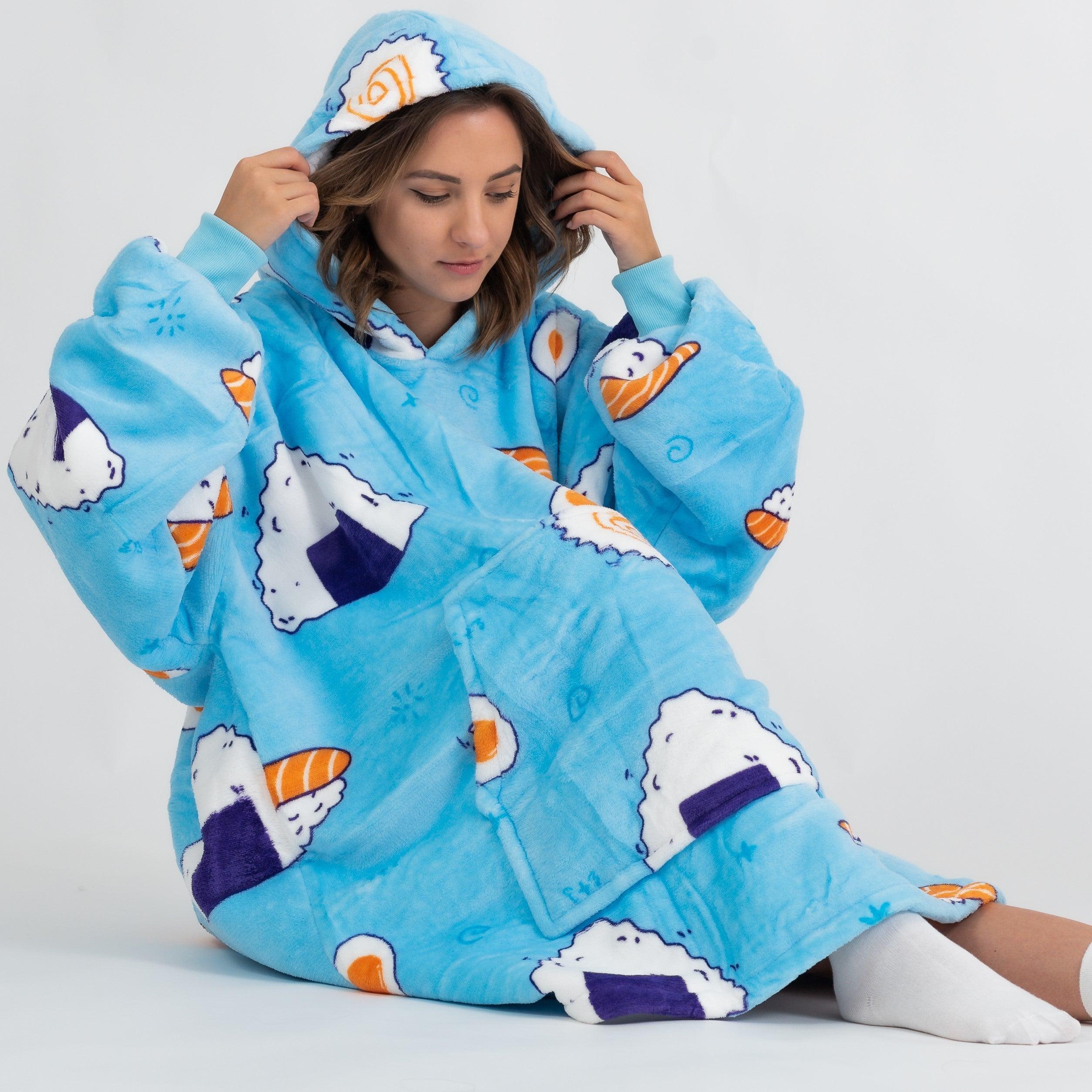 Moletom Oversized Com Capuz Sushi