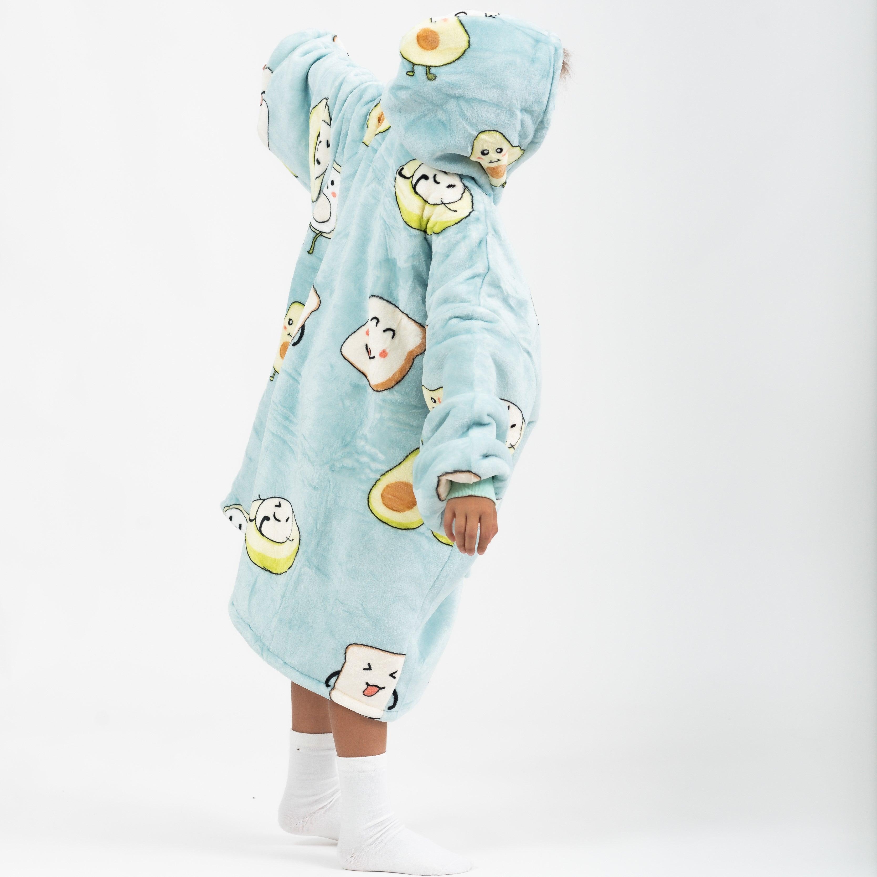 Moletom Oversized Com Capuz kids Abacate