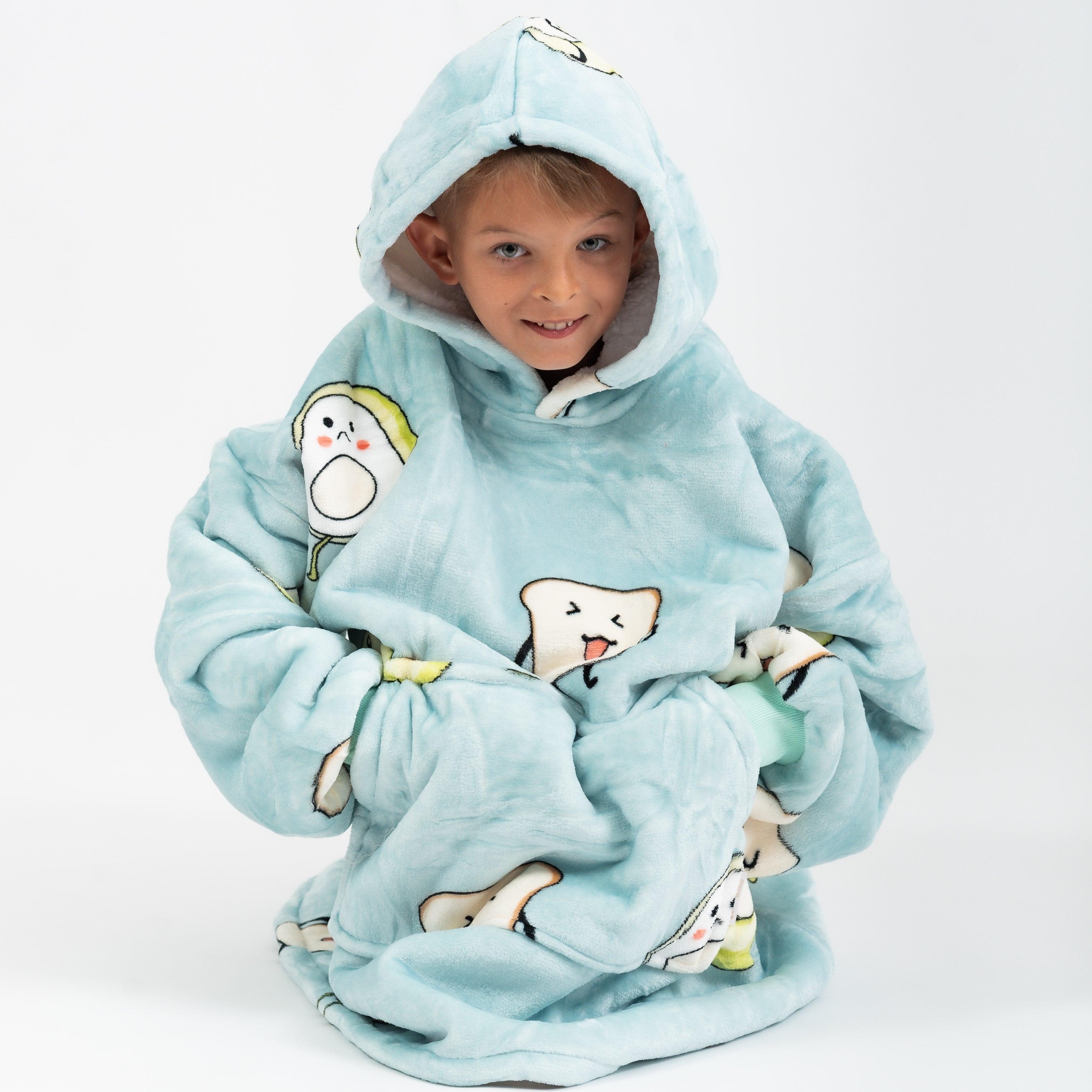 Moletom Oversized Com Capuz kids Abacate