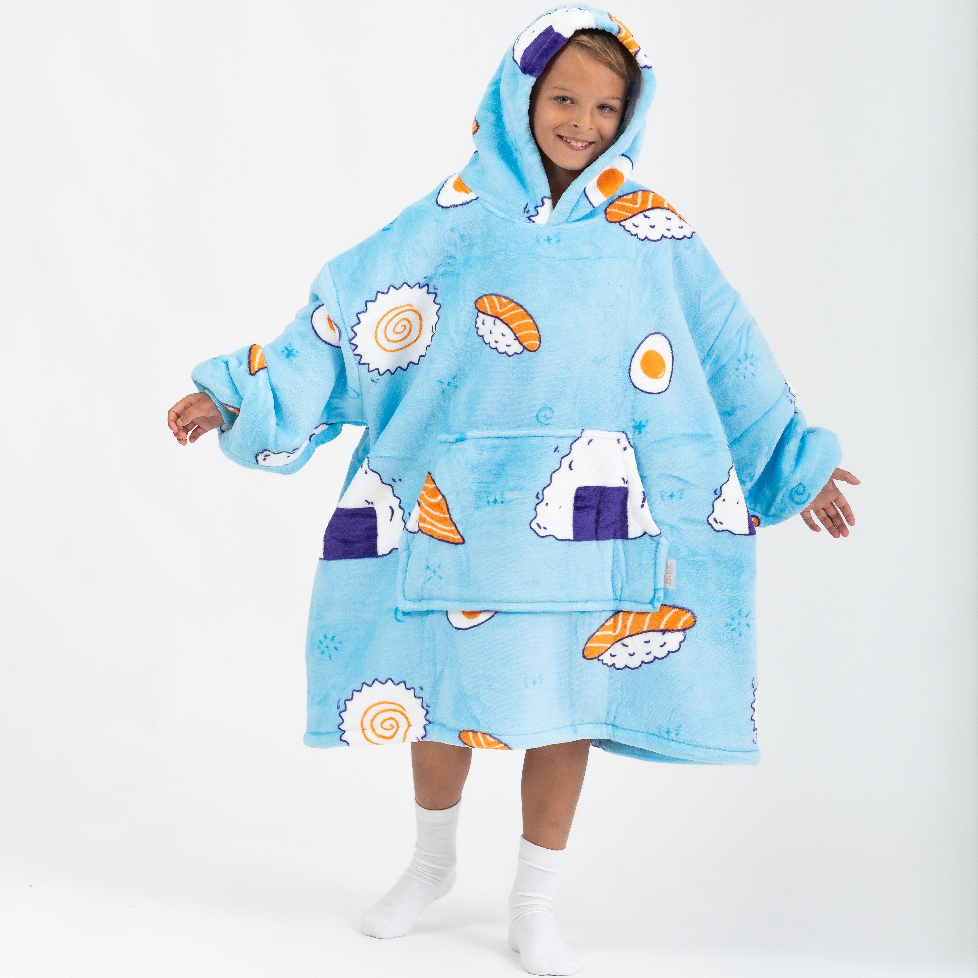 Moletom Oversized Com Capuz Kids Sushi