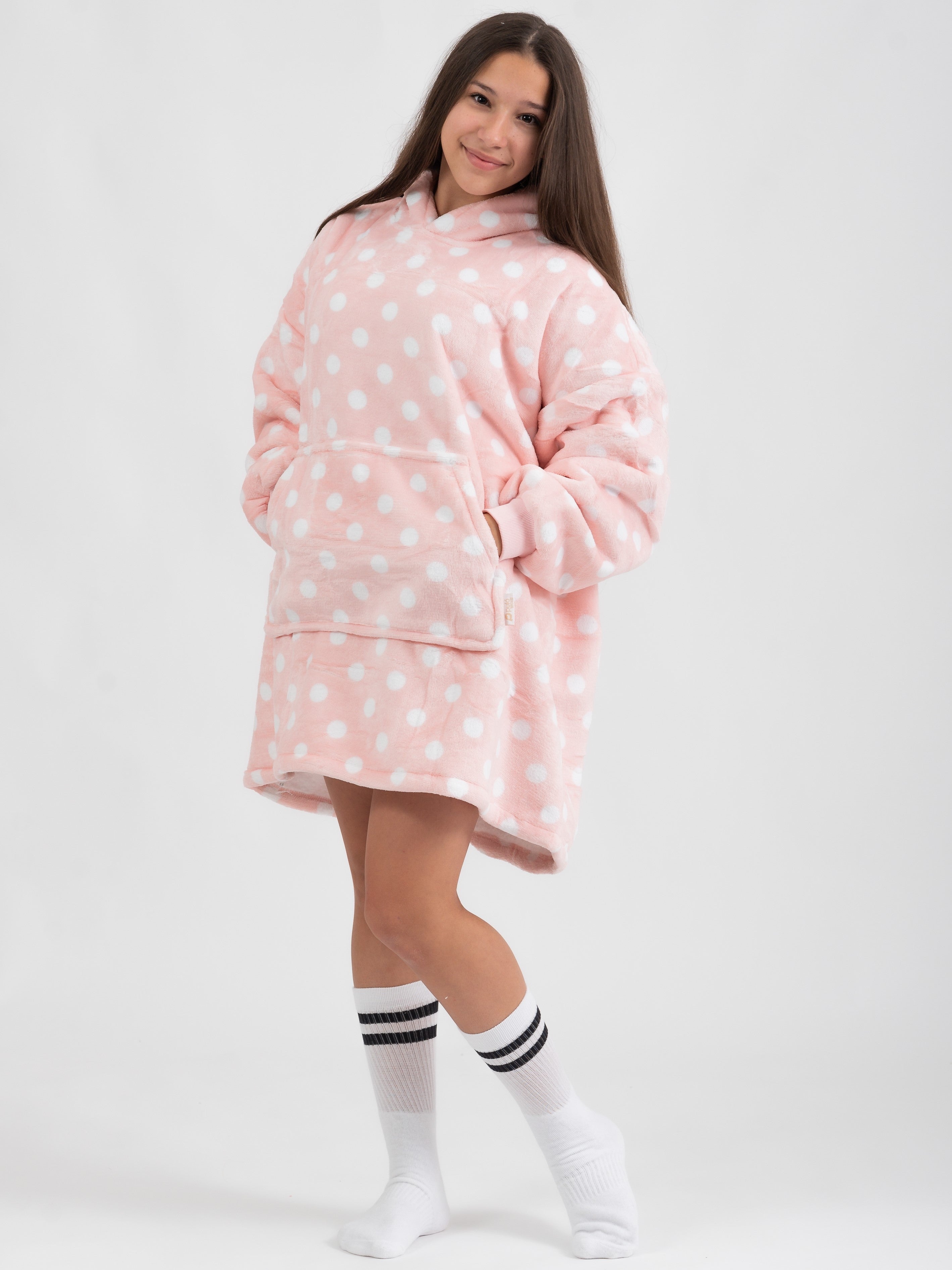 Moletom Oversized Com Capuz Kids Pontos