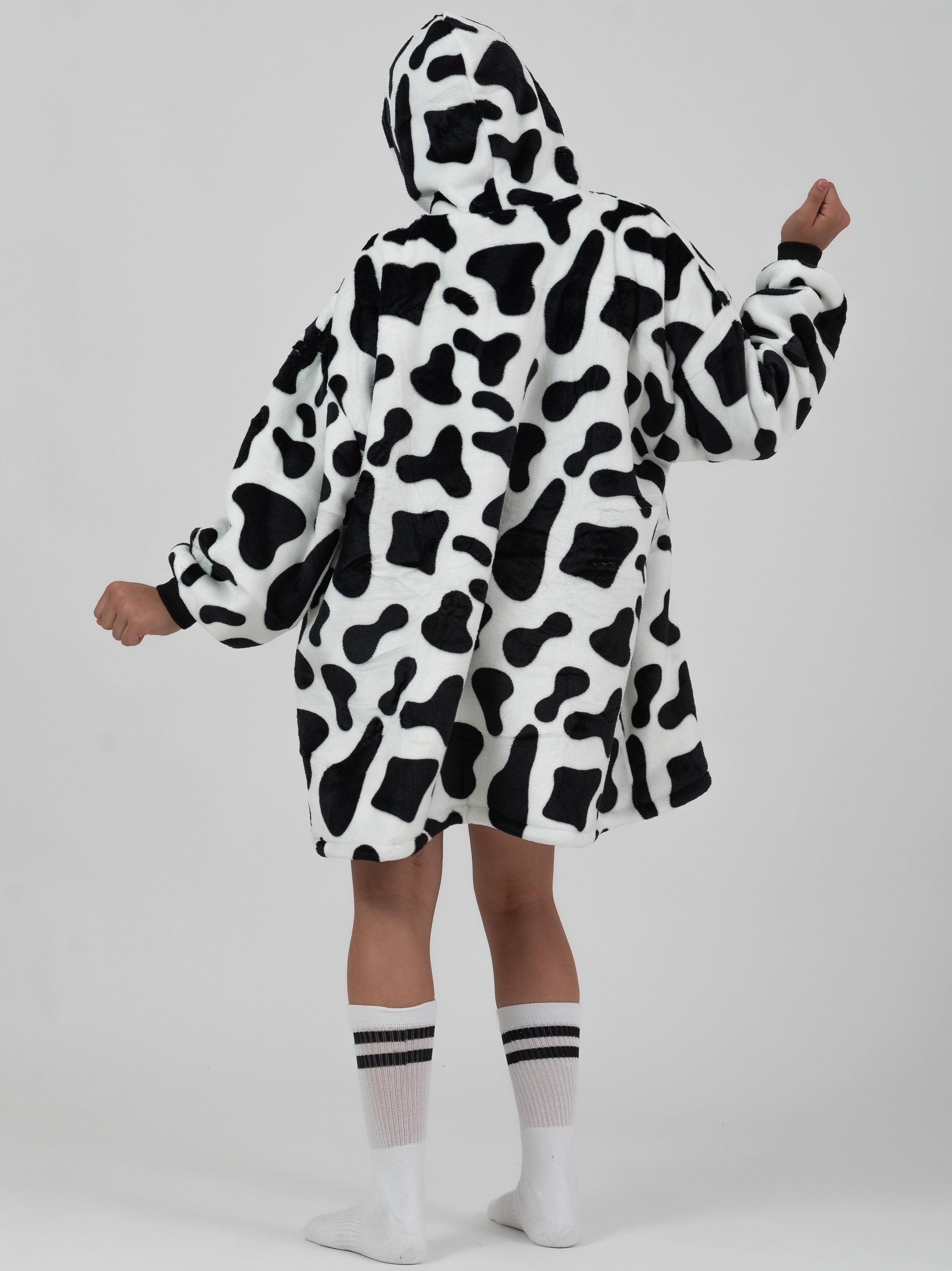 Moletom Oversized Com Capuz Kids Vaquinha