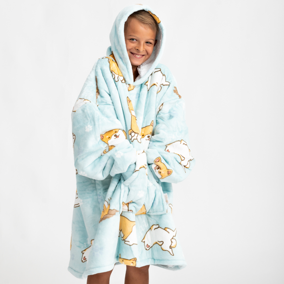 Moletom Oversized Com Capuz (Kids) Shiba Inu