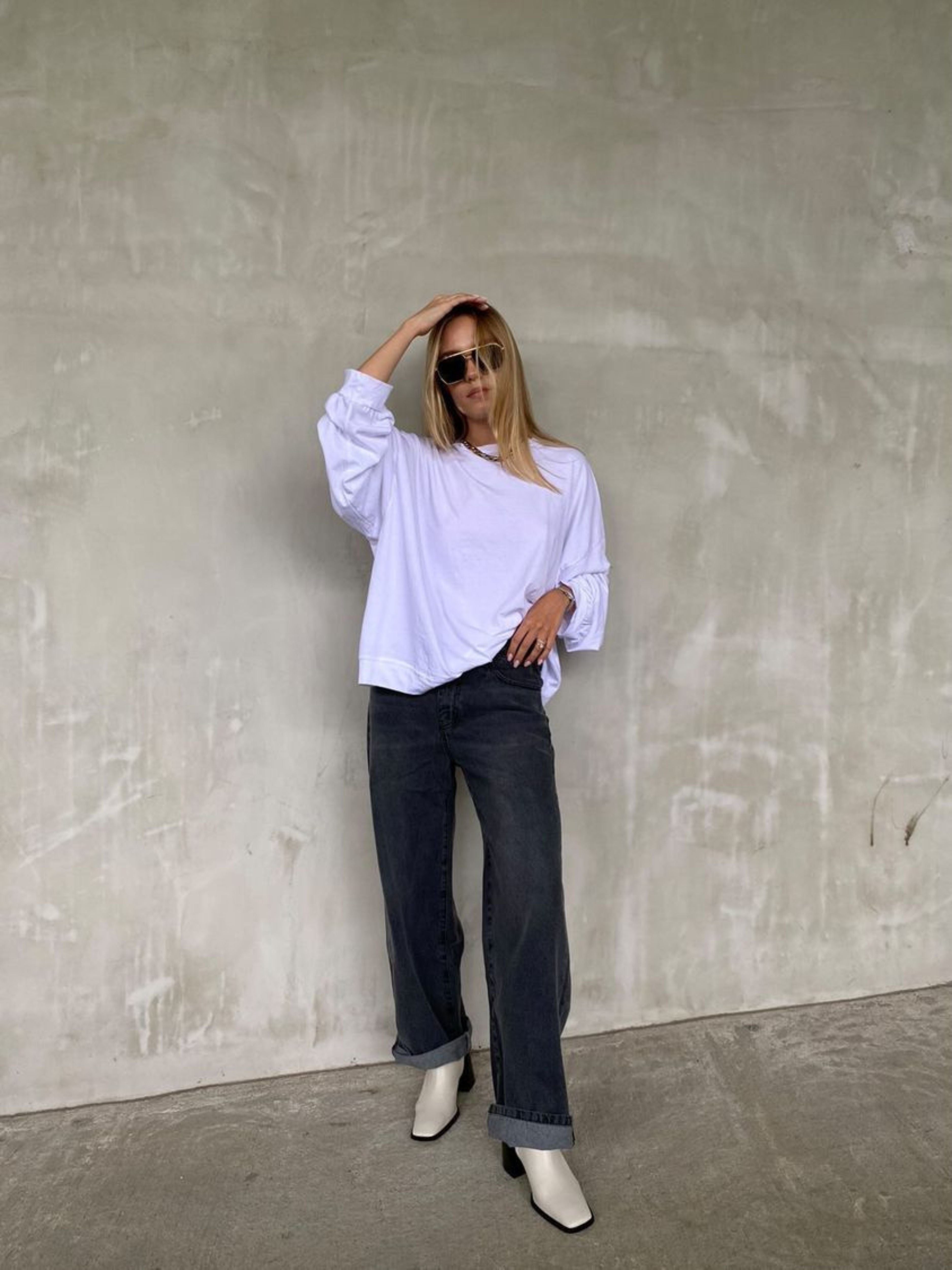 Calça Jeans Billie Dad Preta