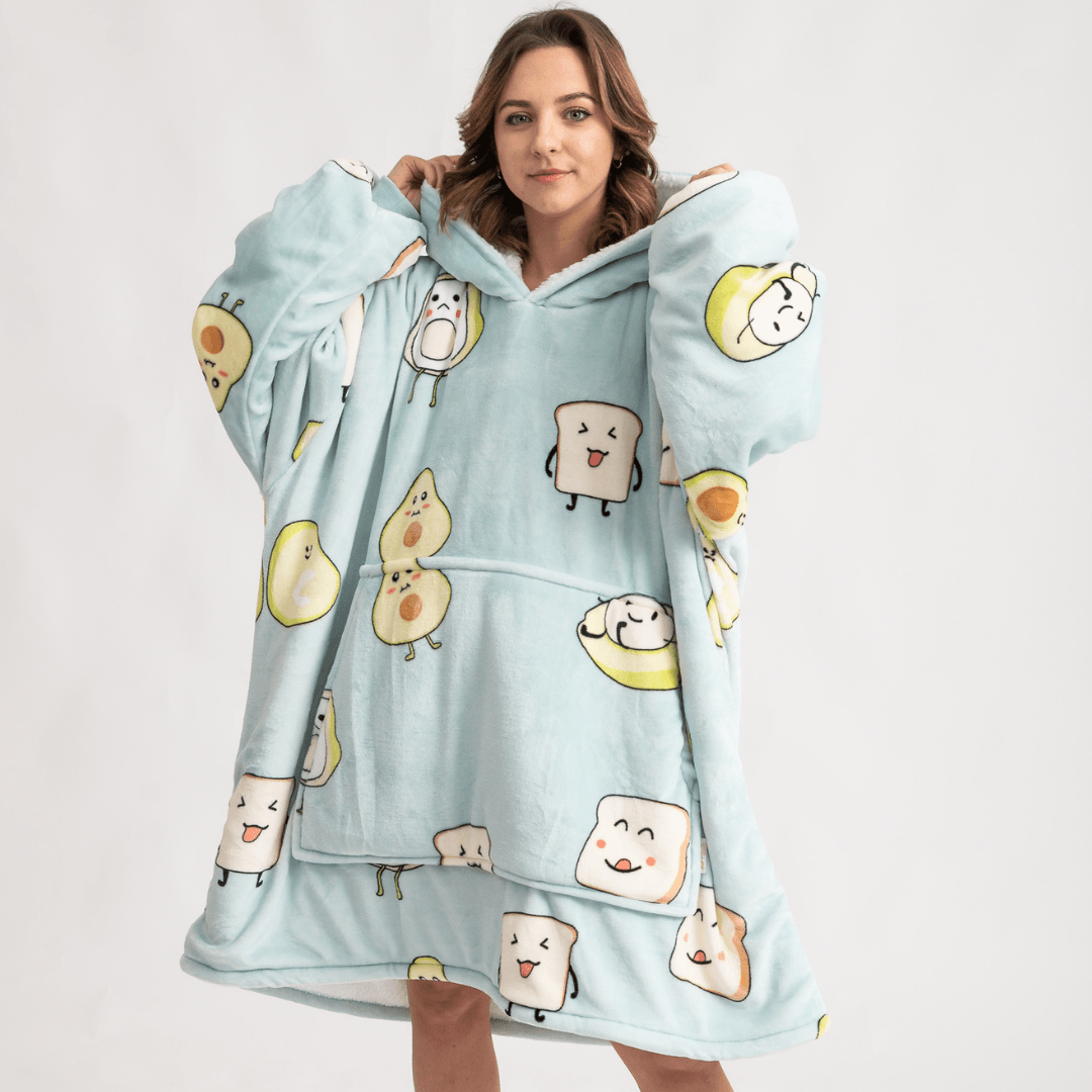 Moletom Oversized Com Capuz Abacate