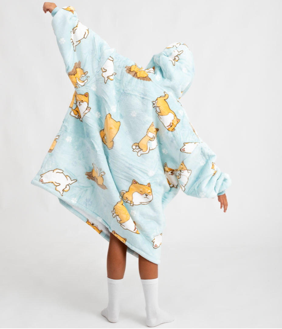 Moletom Oversized Com Capuz (Kids) Shiba Inu