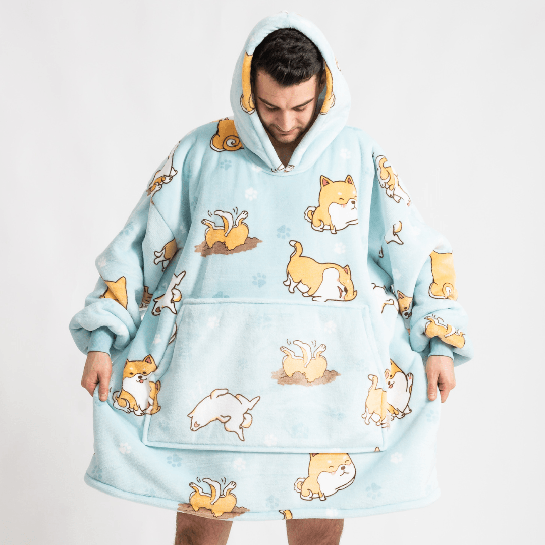 Moletom Oversized Com Capuz Shiba Inu