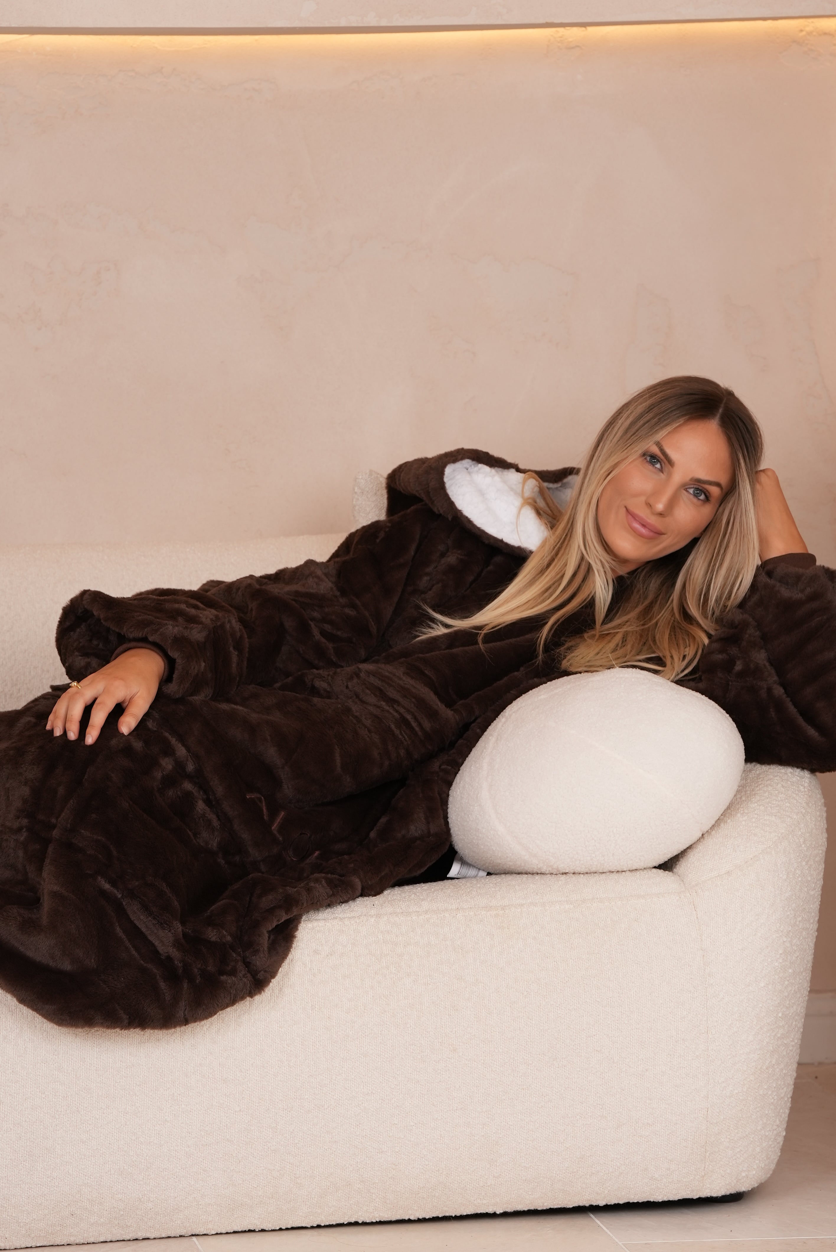 Moletom Oversized Com Capuz Long Coco