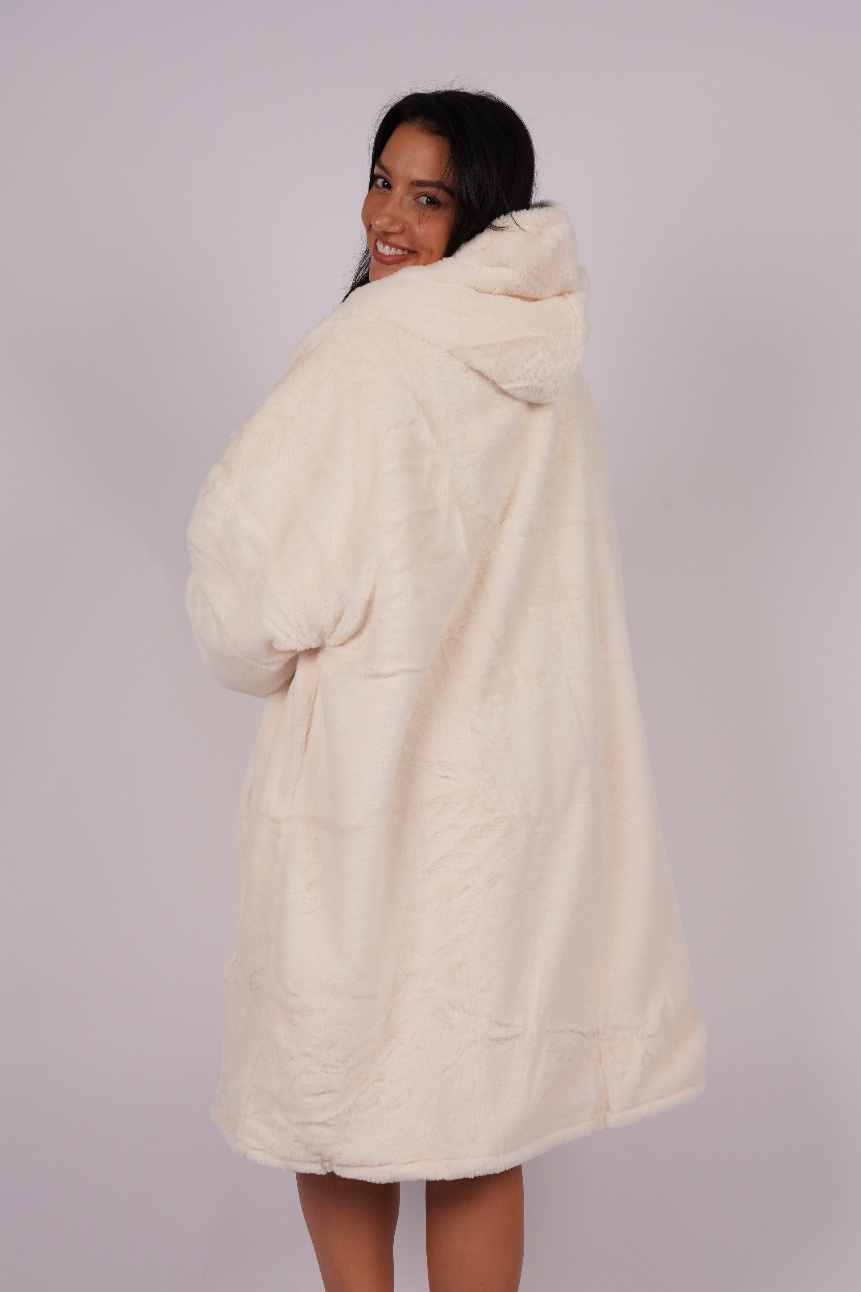 Moletom Oversized Com Capuz Marshmallow