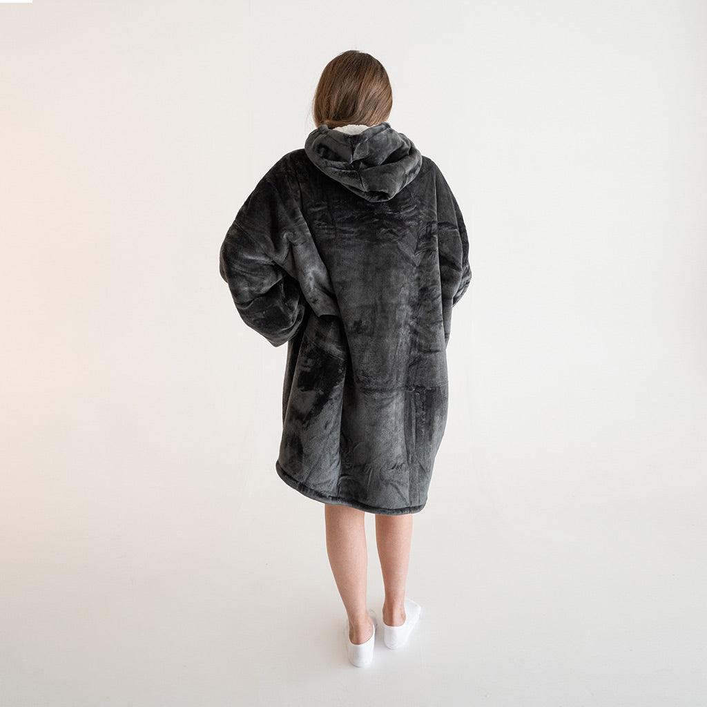 Moletom Oversized Com Capuz Para Amamentação