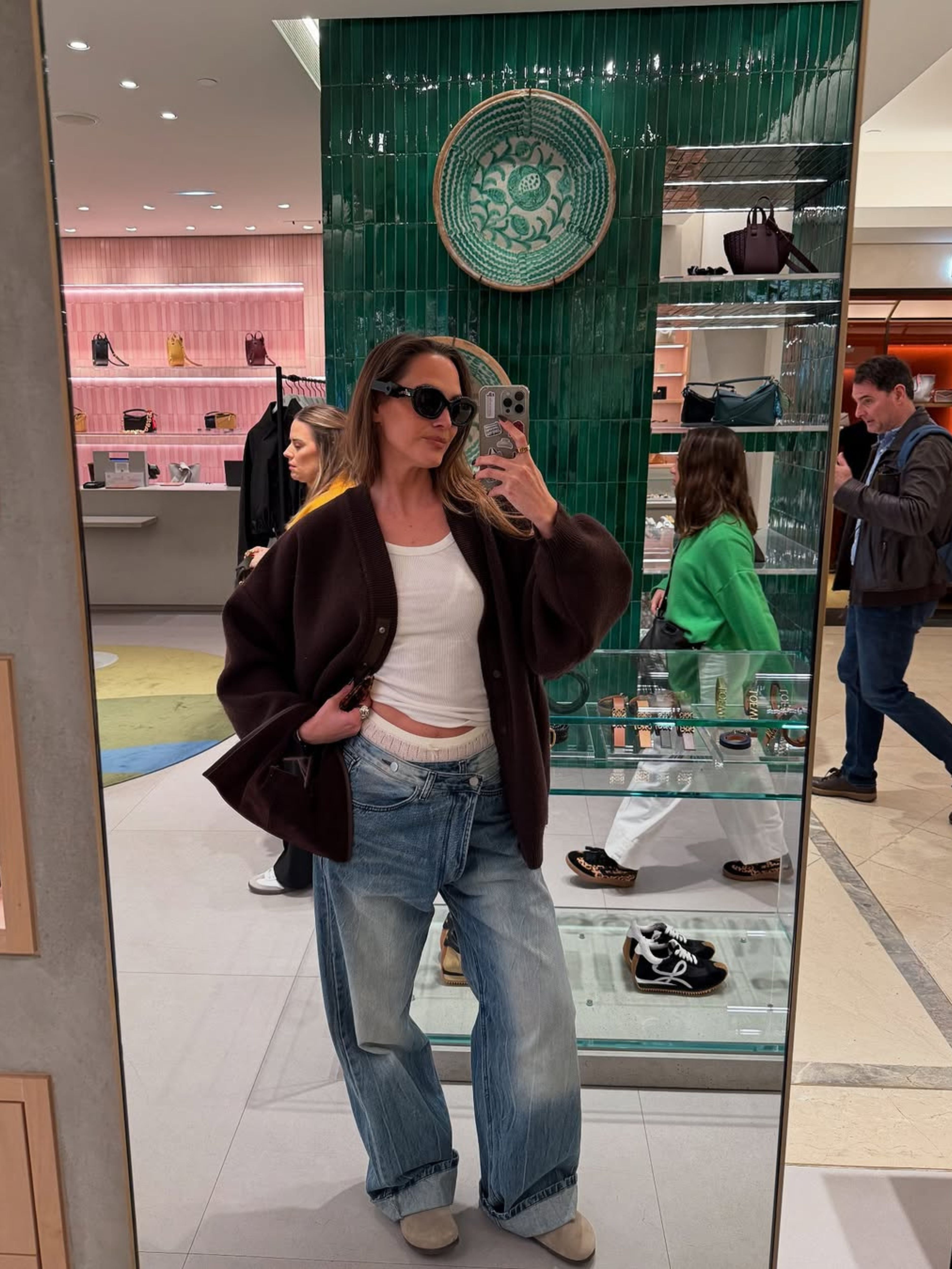 Calça Jeans Cruzada Azul Lavado
