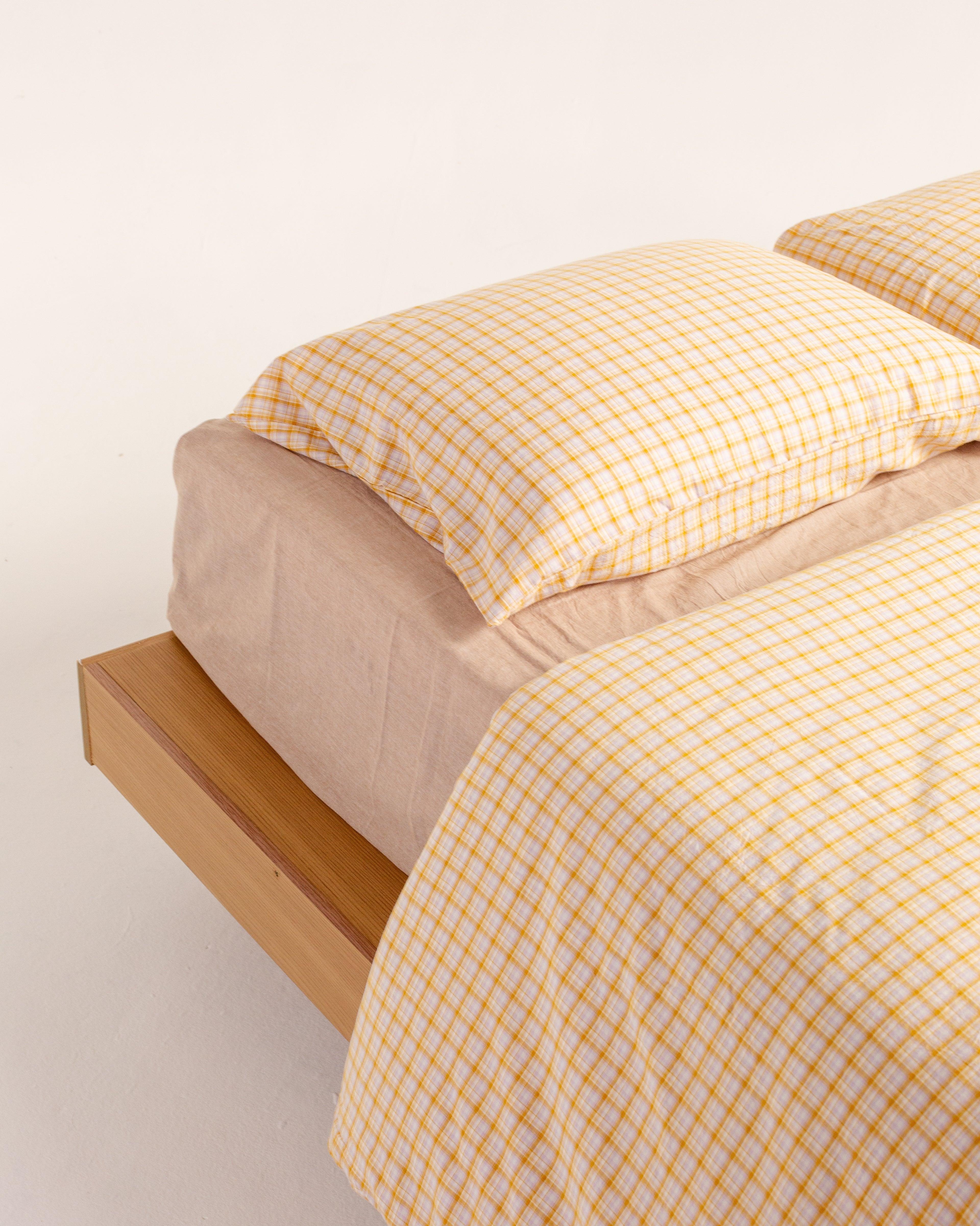 Jogo de Duvet Xadrez - Limoncello
