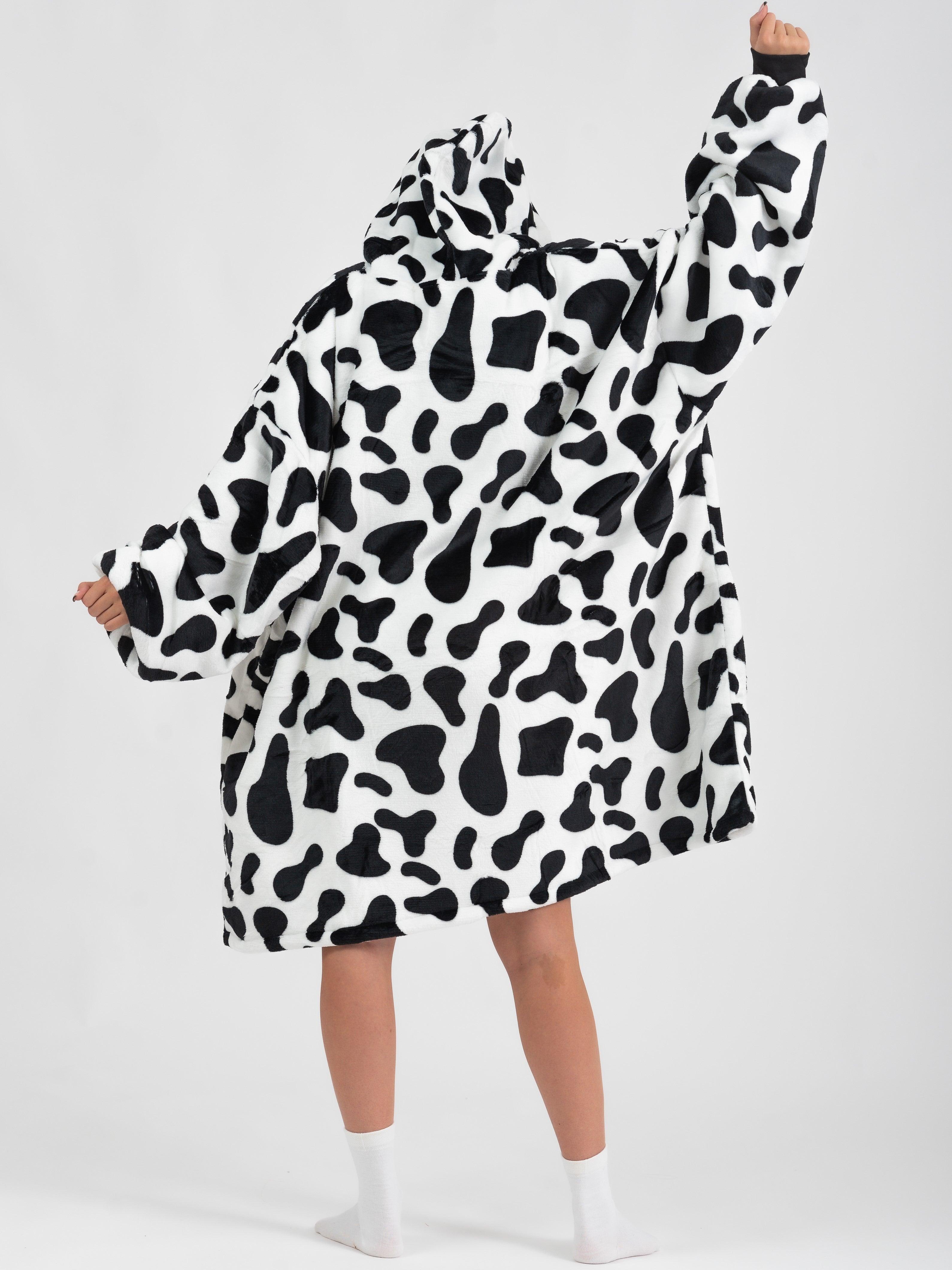 Moletom Oversized Com Capuz Vaquinha