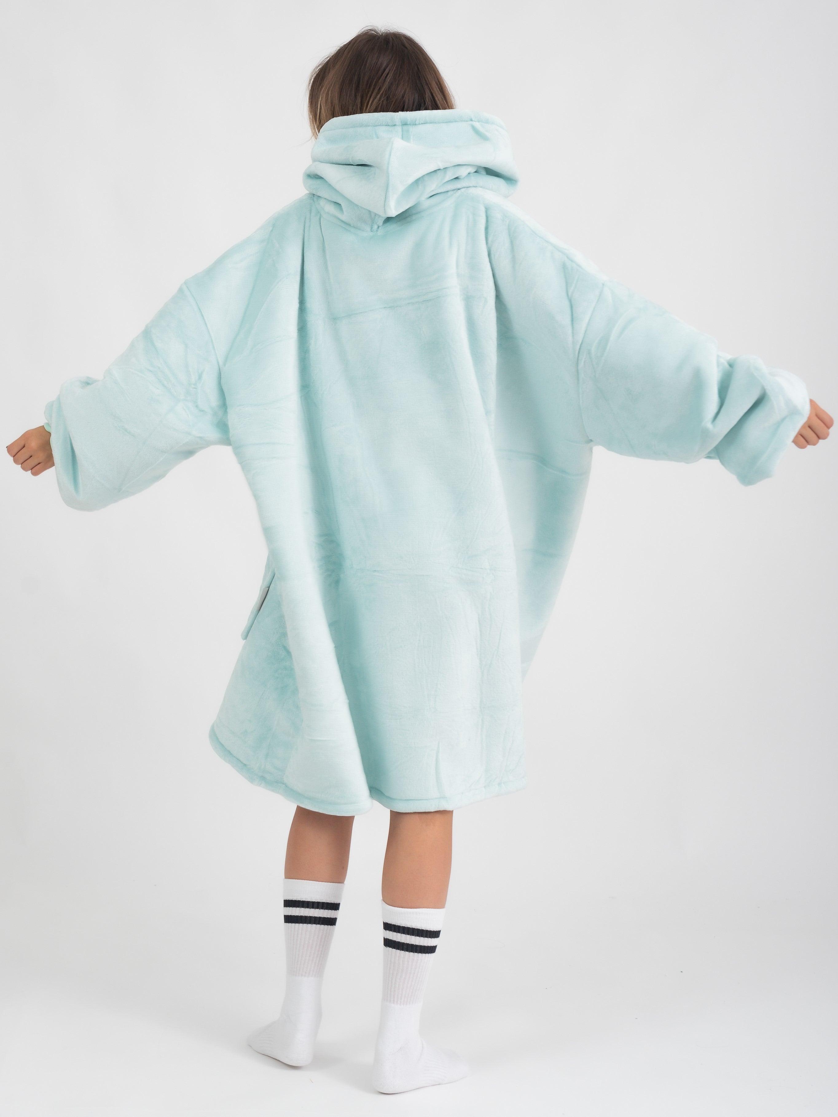Moletom Oversized Com Capuz Verde