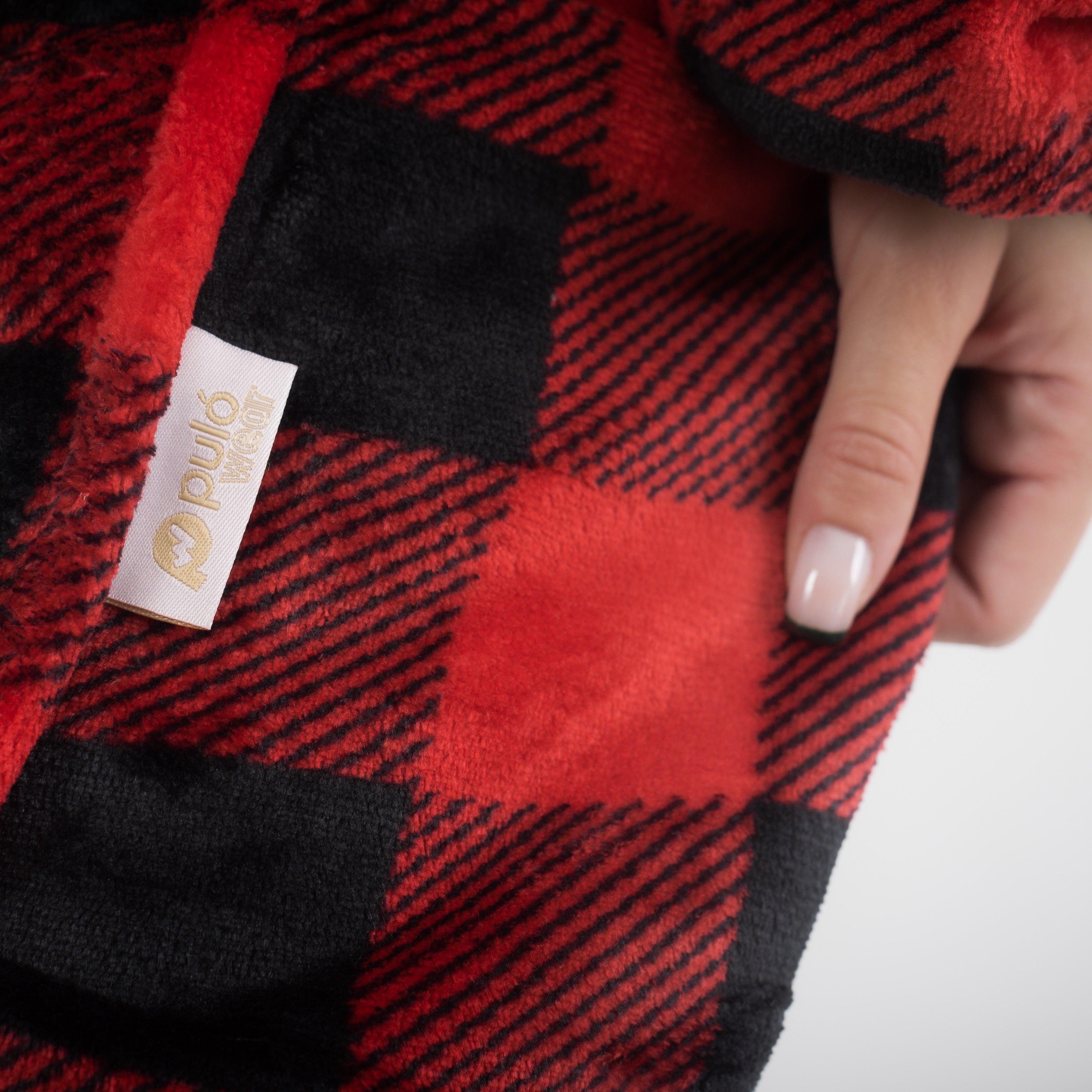 Moletom Oversized Com Capuz Xadrez