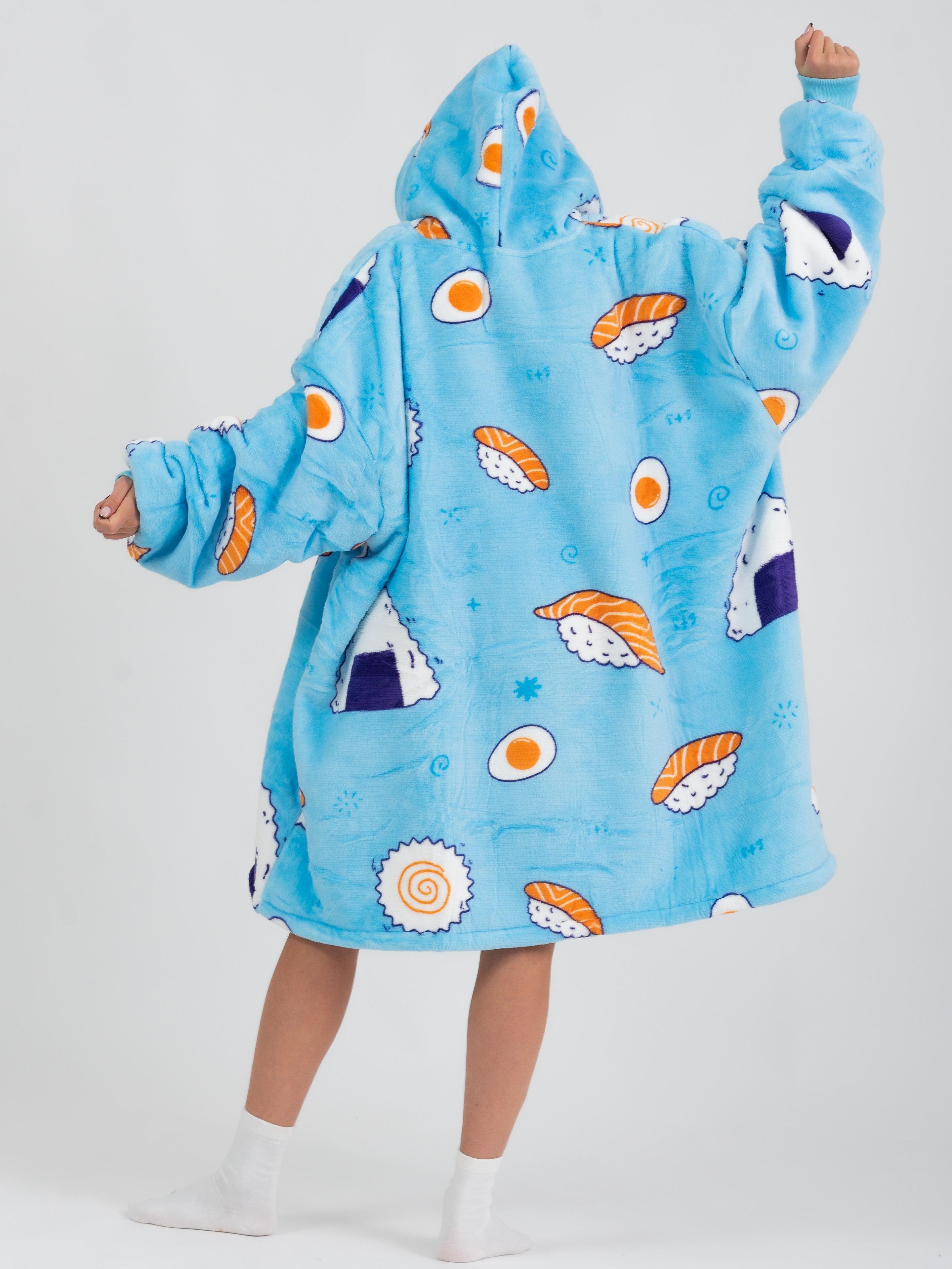 Moletom Oversized Com Capuz Sushi