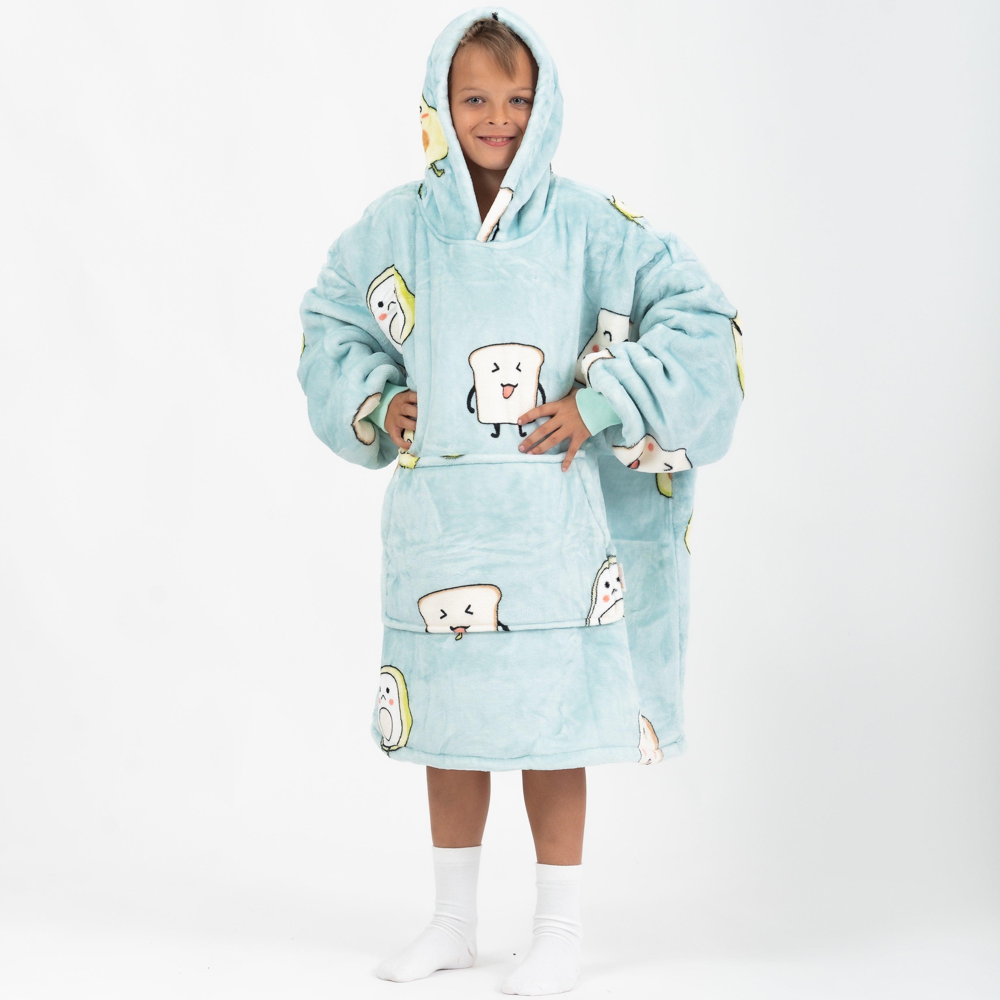 Moletom Oversized Com Capuz kids Abacate