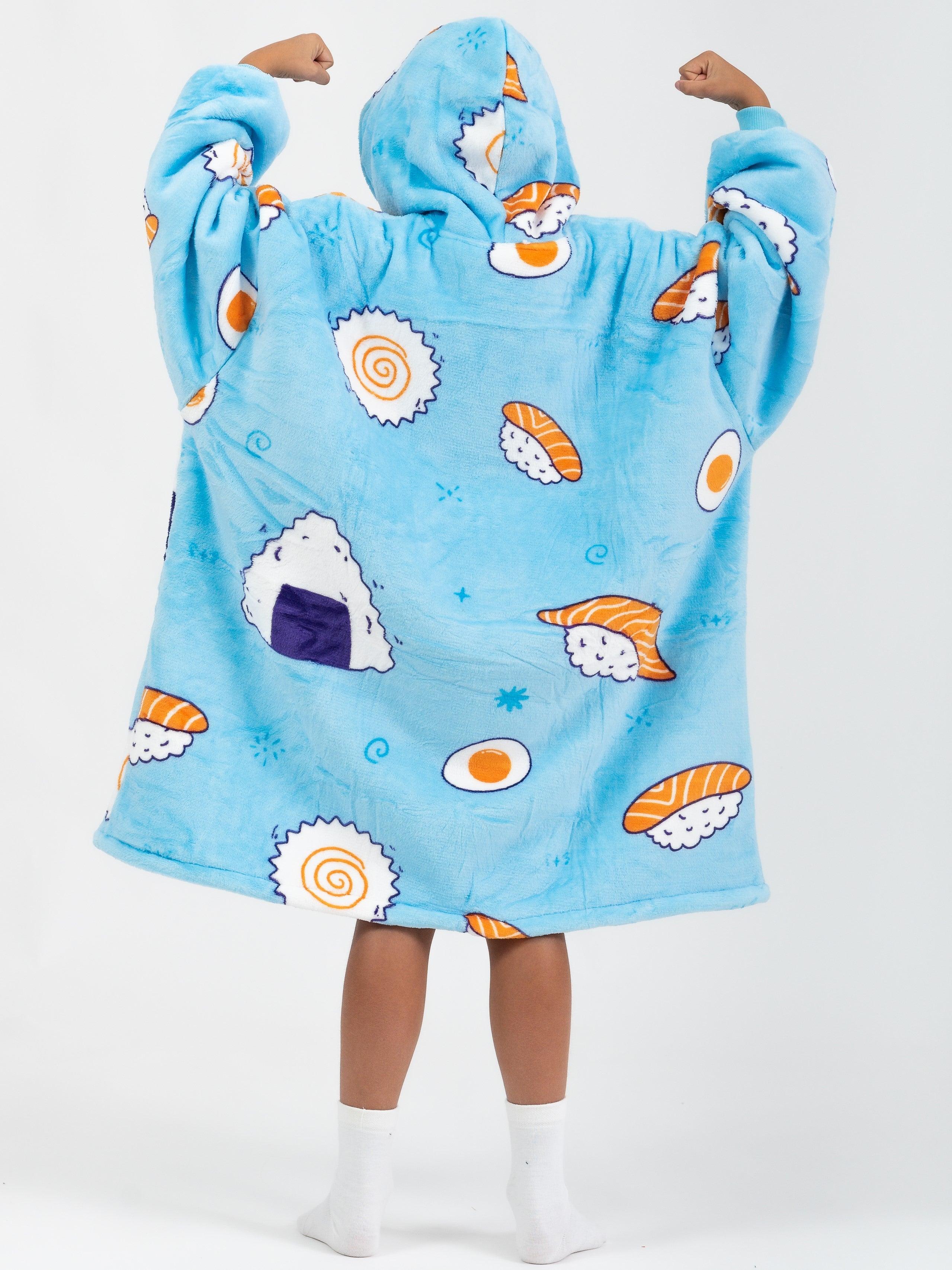 Moletom Oversized Com Capuz Kids Sushi