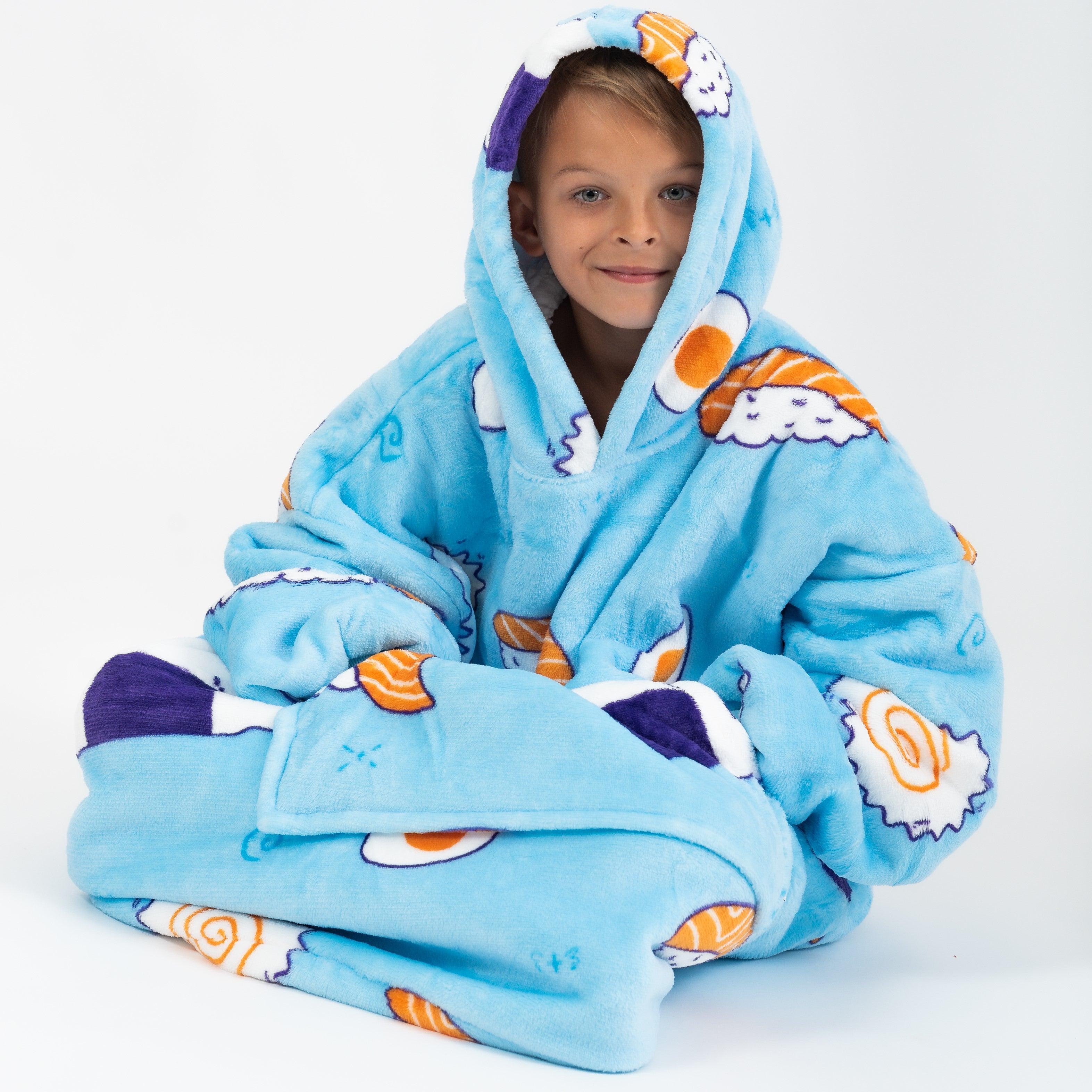 Moletom Oversized Com Capuz Kids Sushi