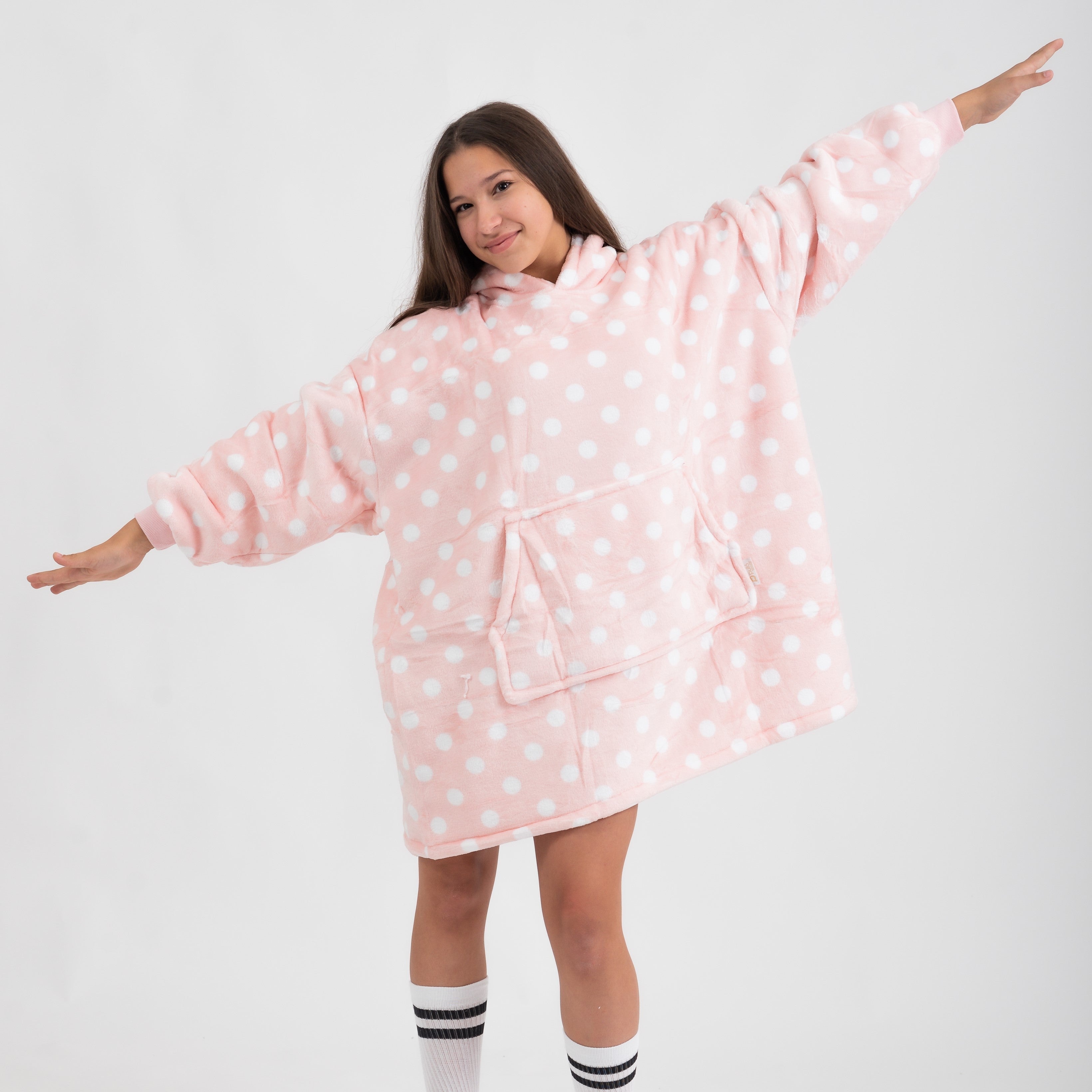 Moletom Oversized Com Capuz Kids Pontos