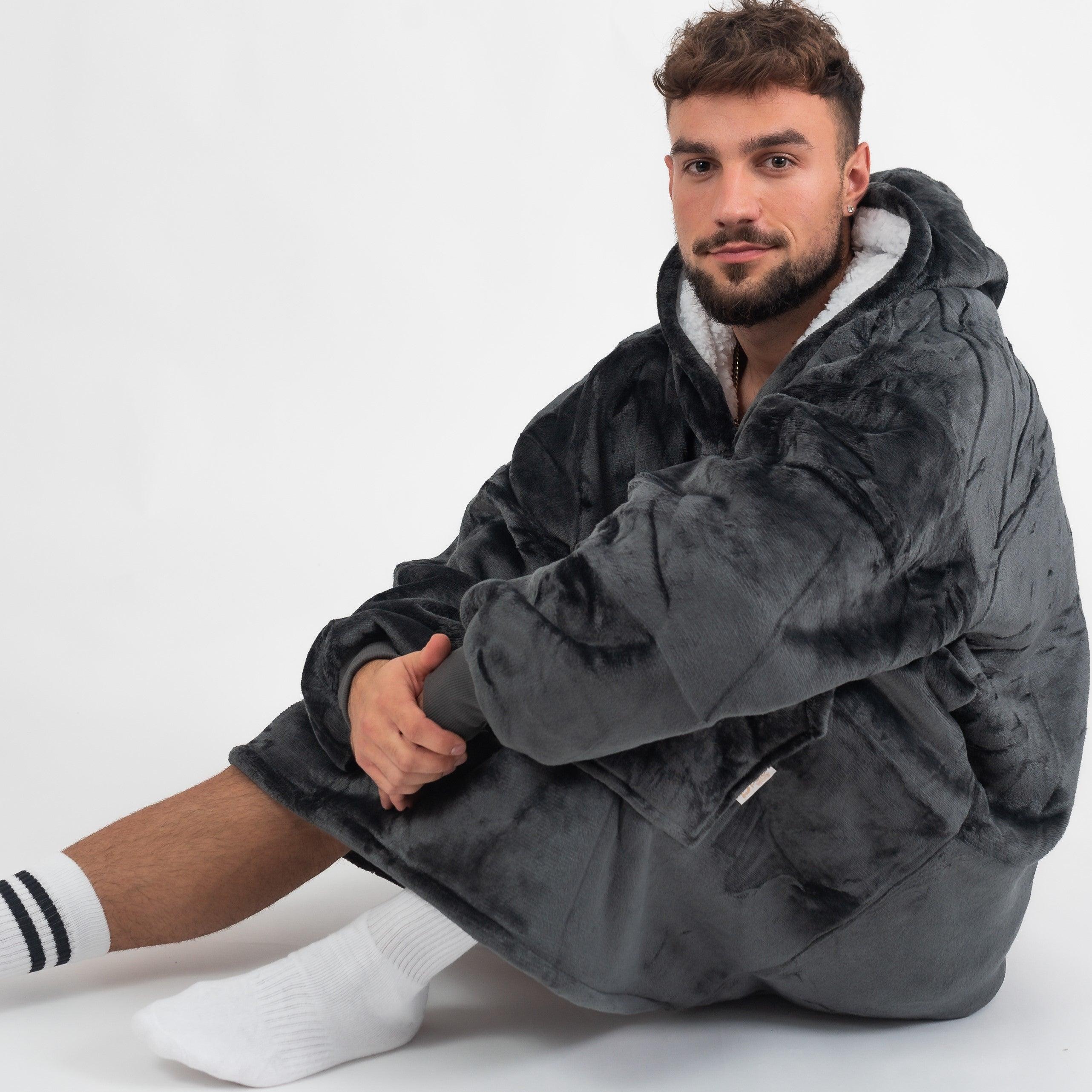 Moletom Oversized Com Capuz Preto
