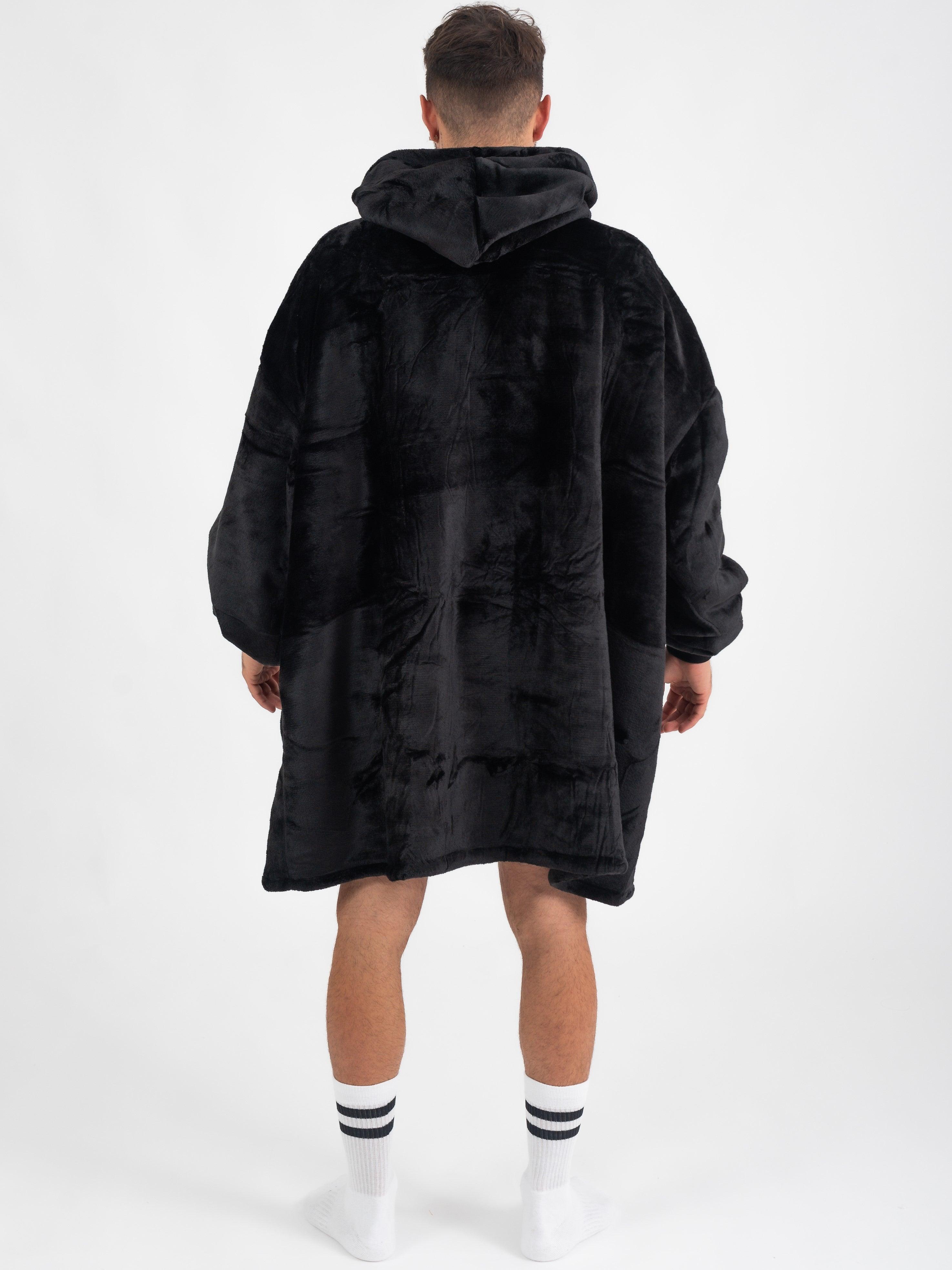 Moletom Oversized Com Capuz Preto
