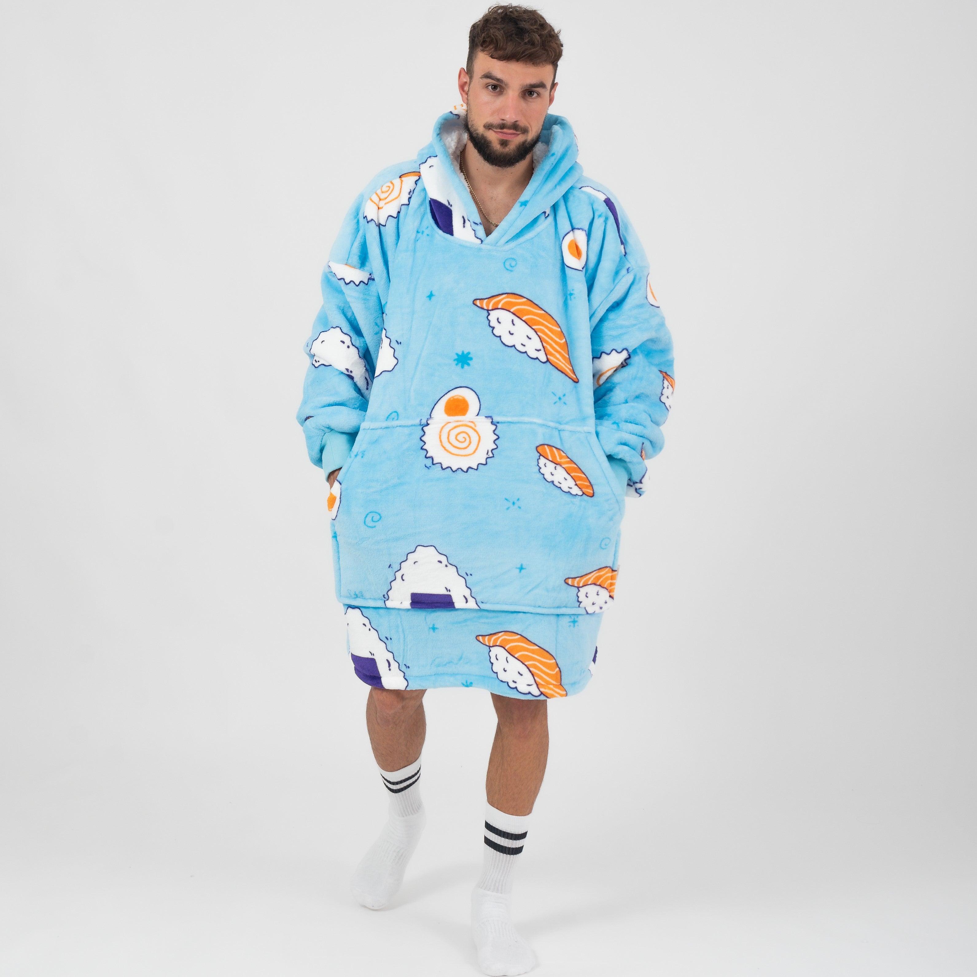 Moletom Oversized Com Capuz Sushi