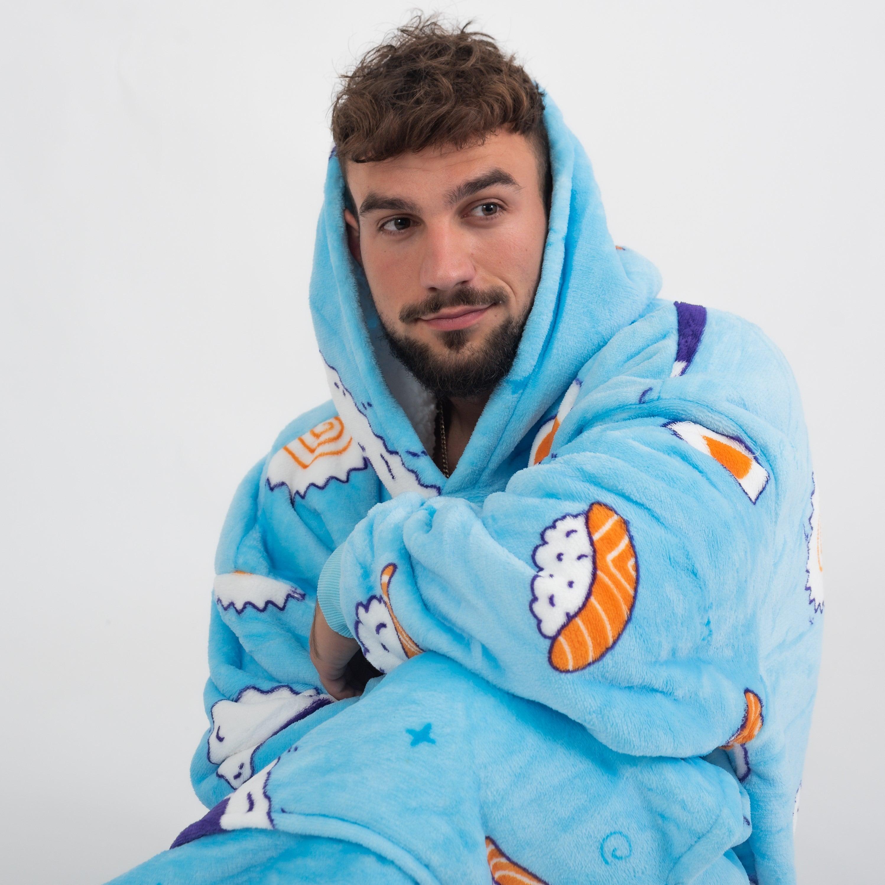 Moletom Oversized Com Capuz Sushi