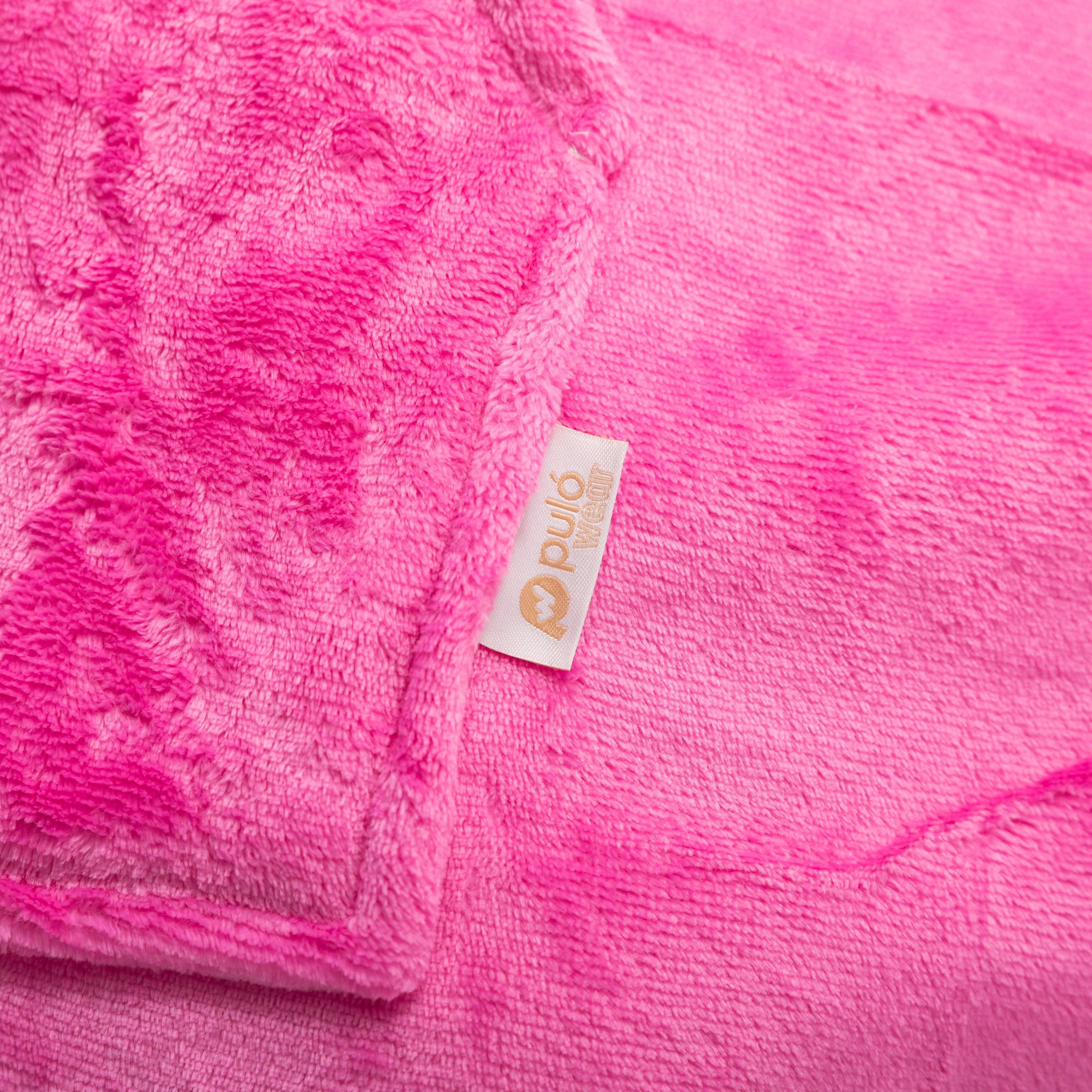 Moletom Oversized Com Capuz Rosa