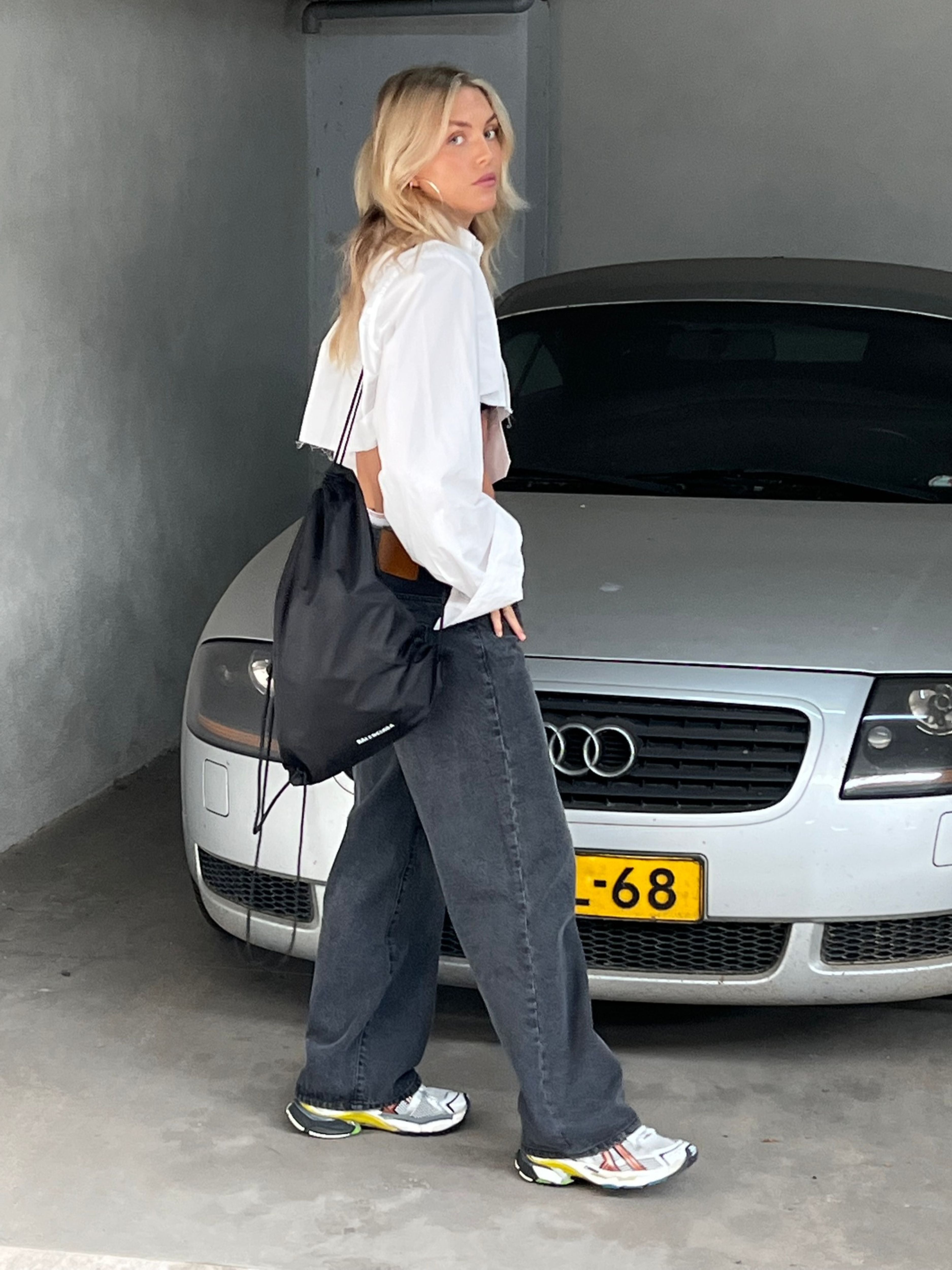 Calça Jeans Billie Dad Preta