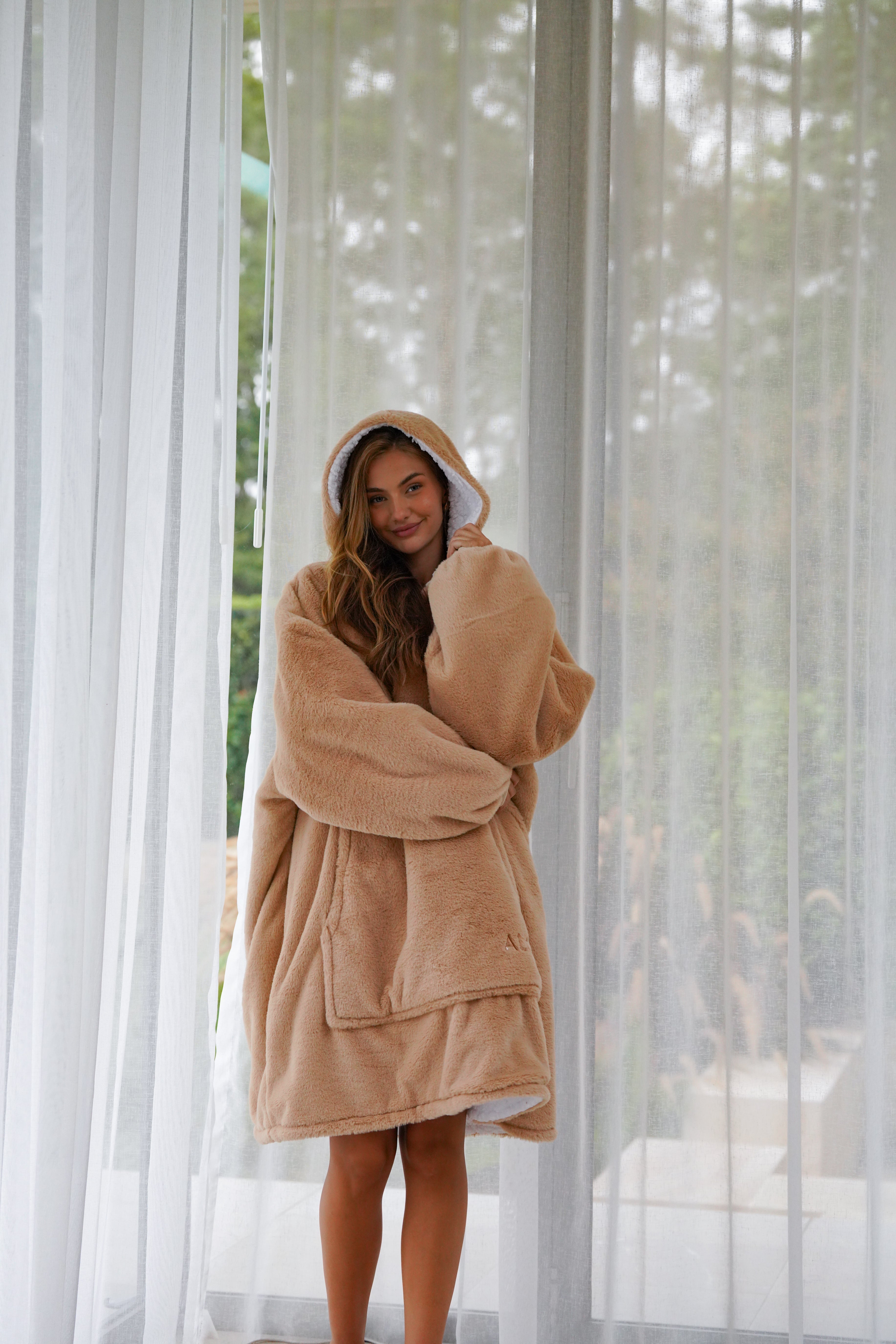 Moletom Oversized Com Capuz Cinnamon