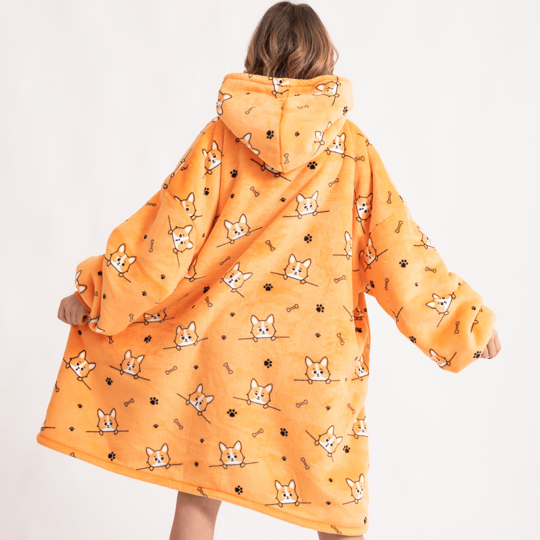 Moletom Oversized Com Capuz Shiba Inu