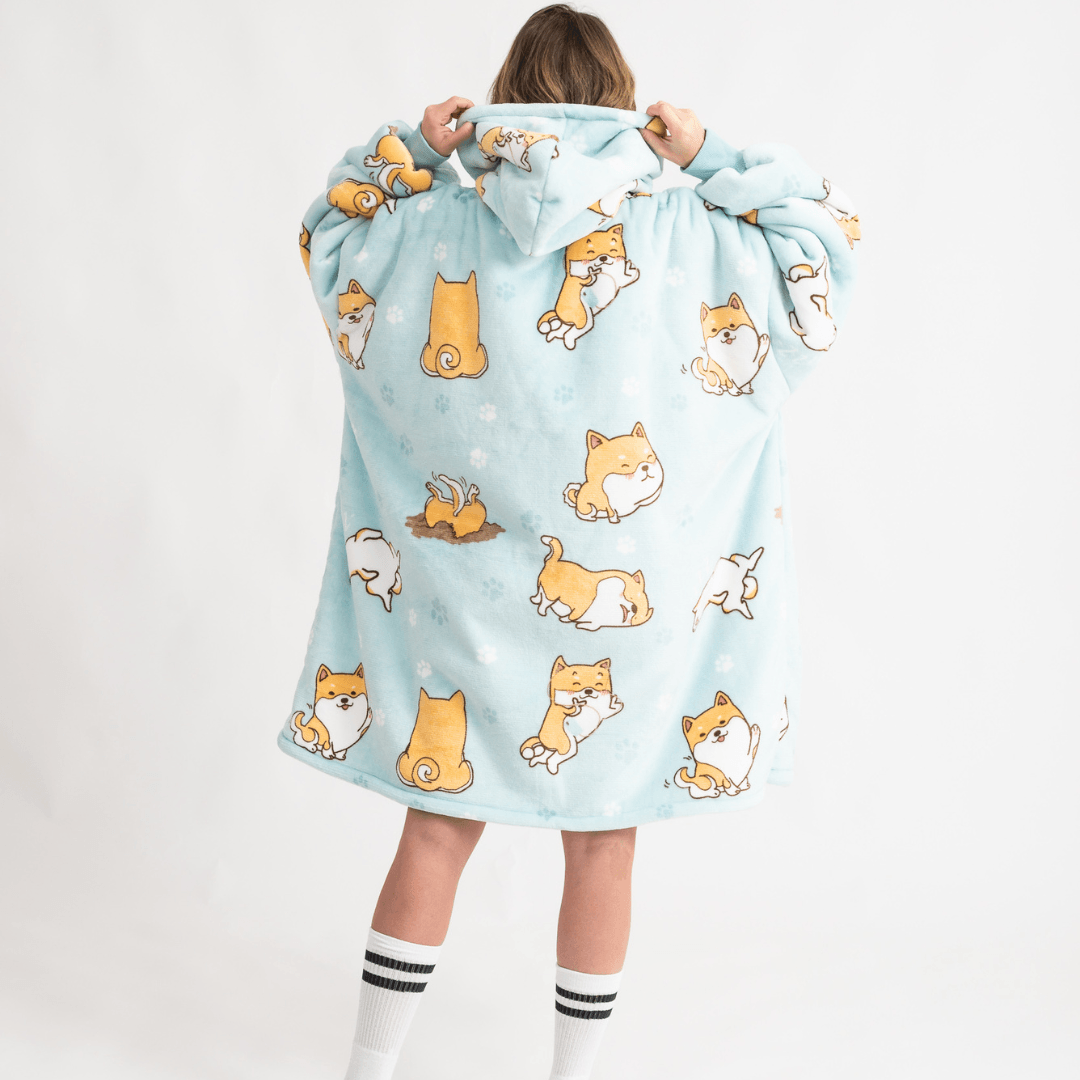 Moletom Oversized Com Capuz Shiba Inu