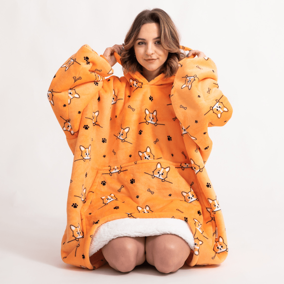 Moletom Oversized Com Capuz Shiba Inu