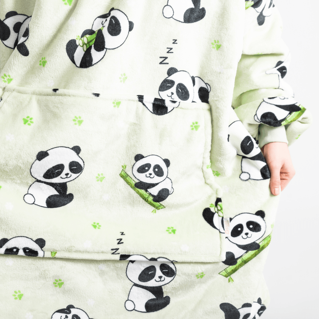 Moletom Oversized Com Capuz Panda