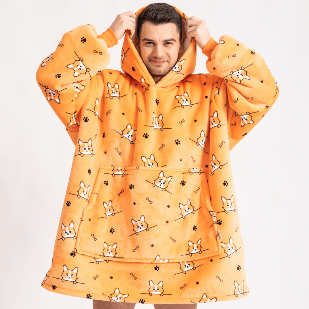 Moletom Oversized Com Capuz Shiba Inu
