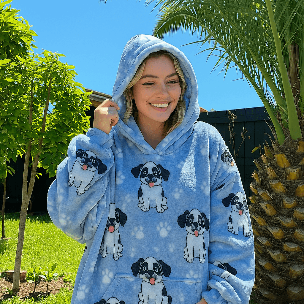 Moletom Oversized Com Capuz Dálmata