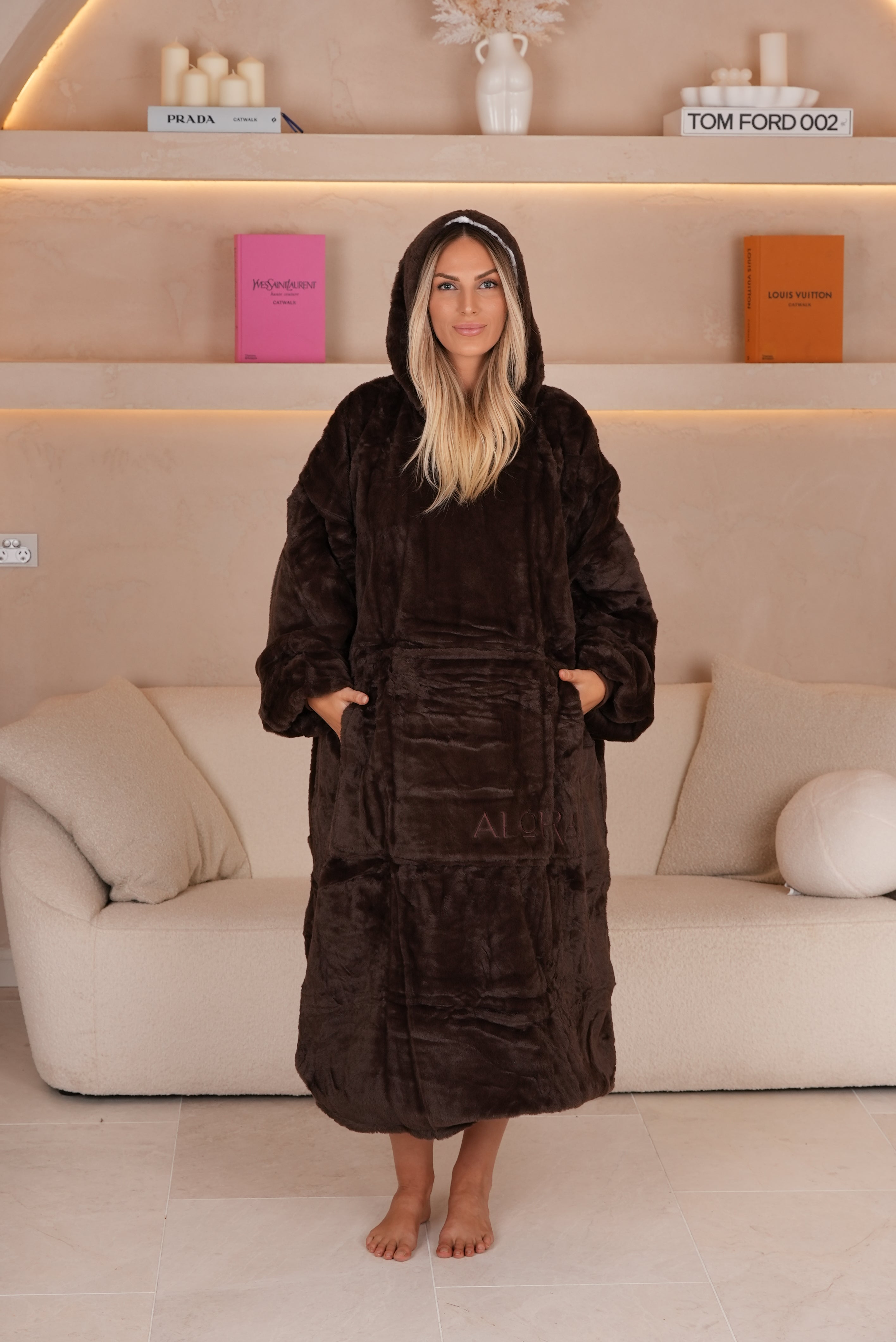 Moletom Oversized Com Capuz Long Coco
