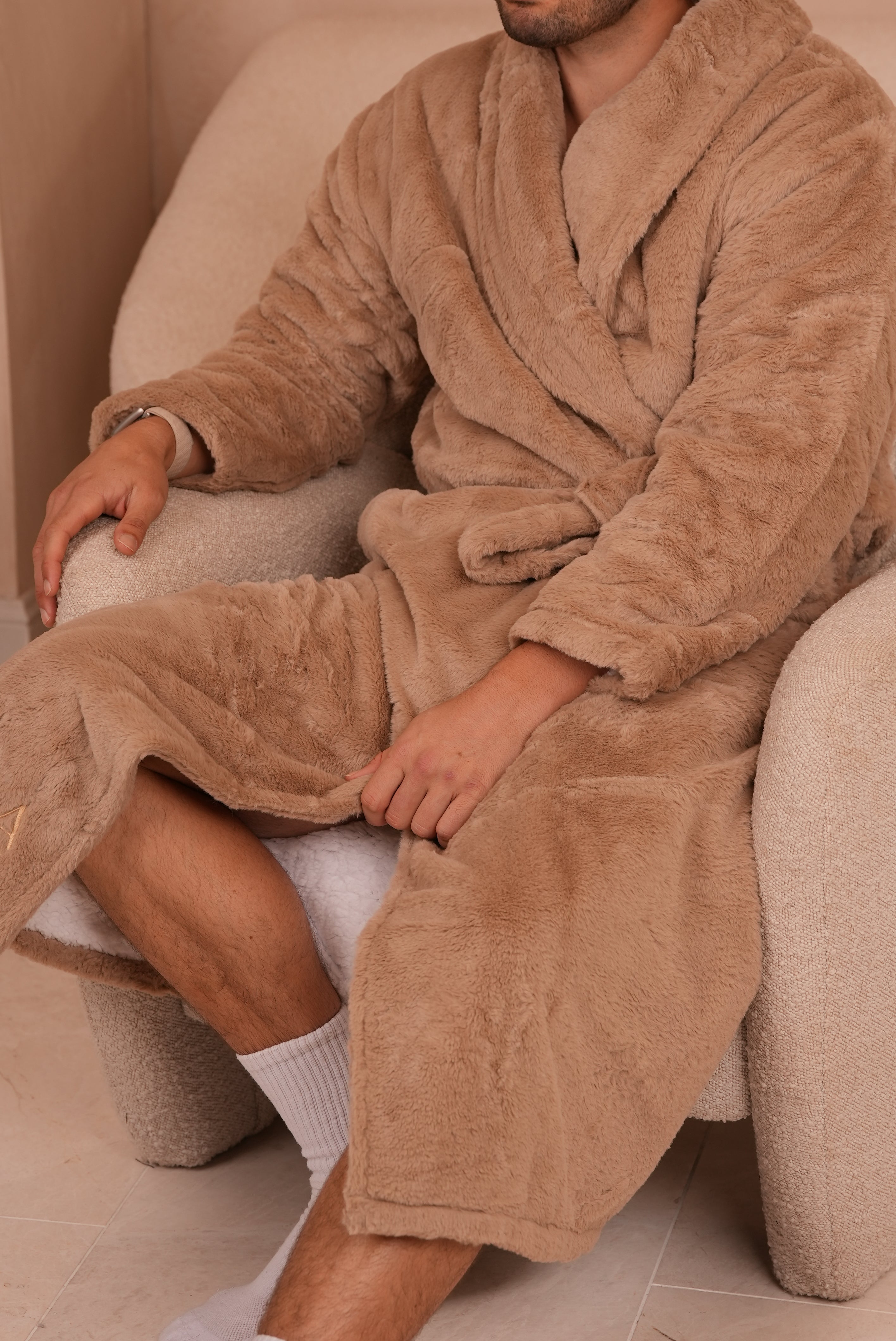 Moletom Oversized Com Capuz Almond