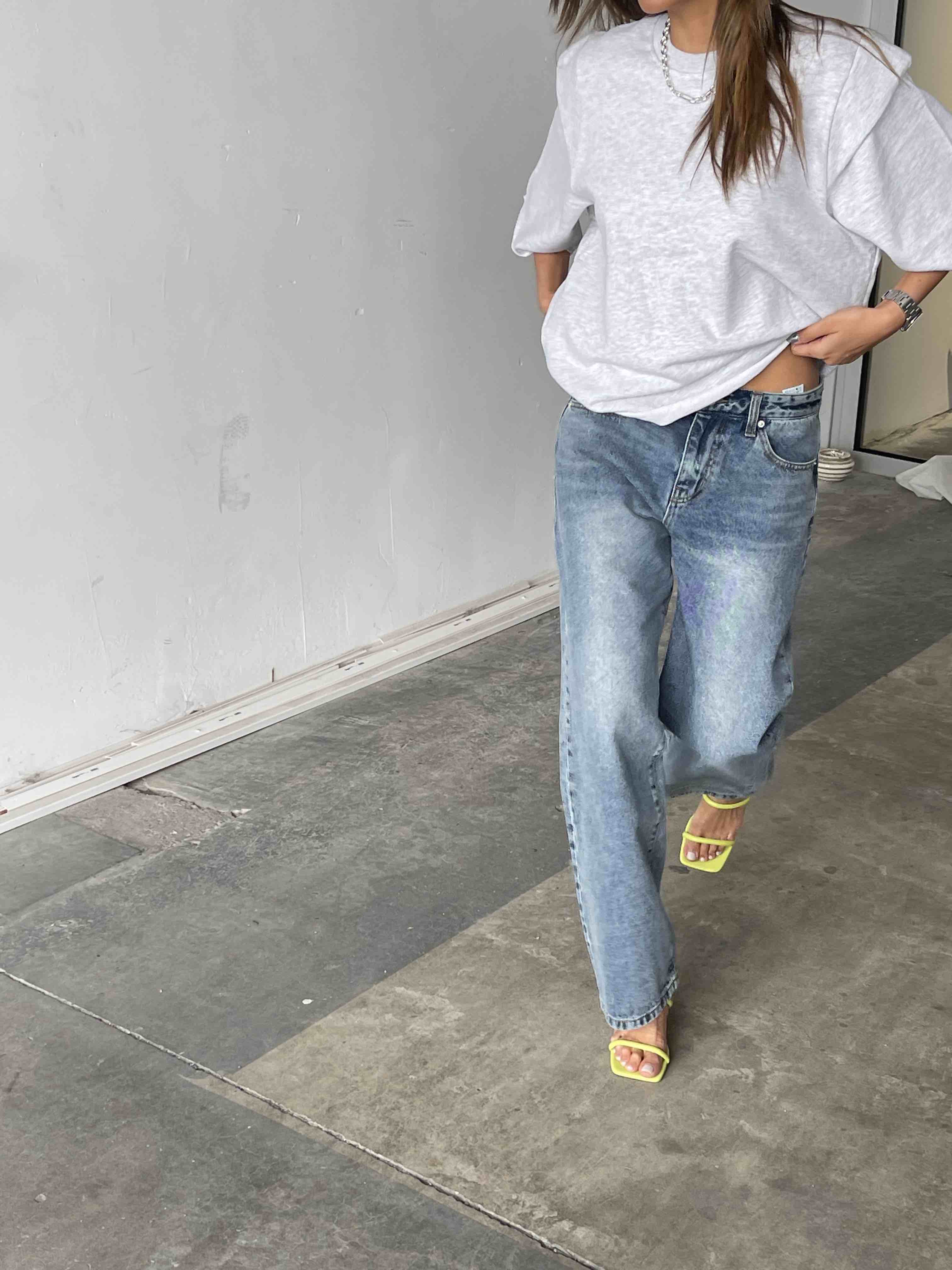 Calça Jeans Billie Dad Azul