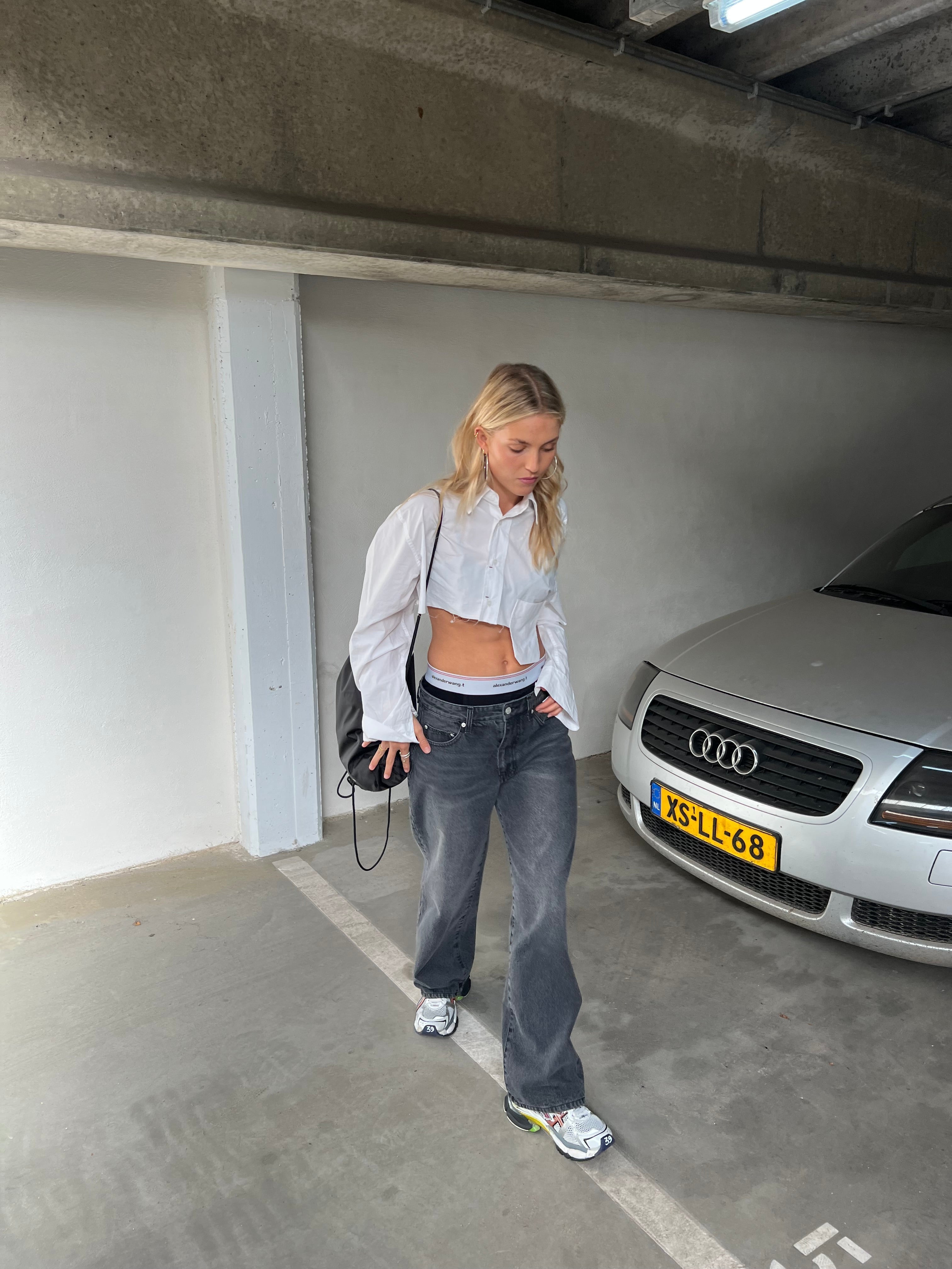 Calça Jeans Billie Dad Preta