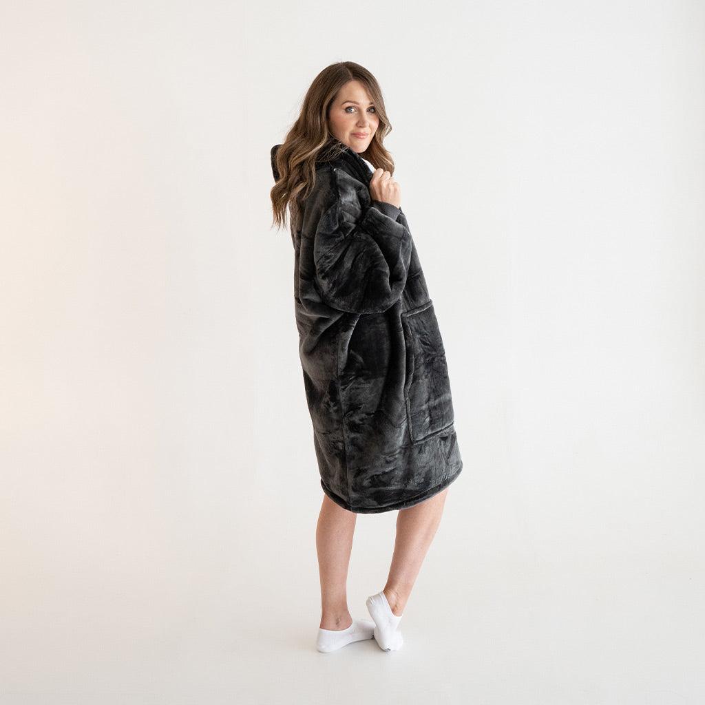 Moletom Oversized Com Capuz Para Amamentação