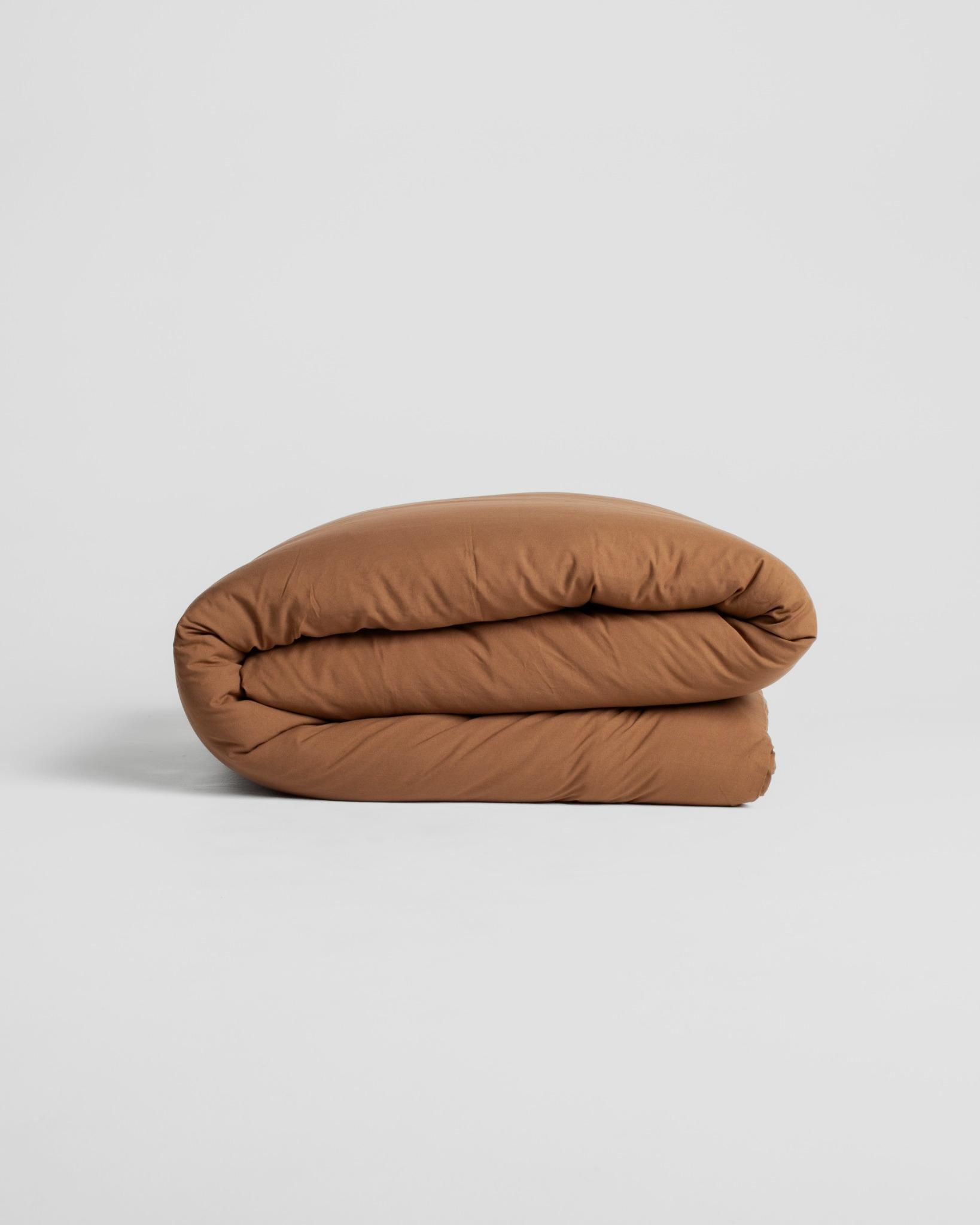 Duvet Solid Washed - Marrom