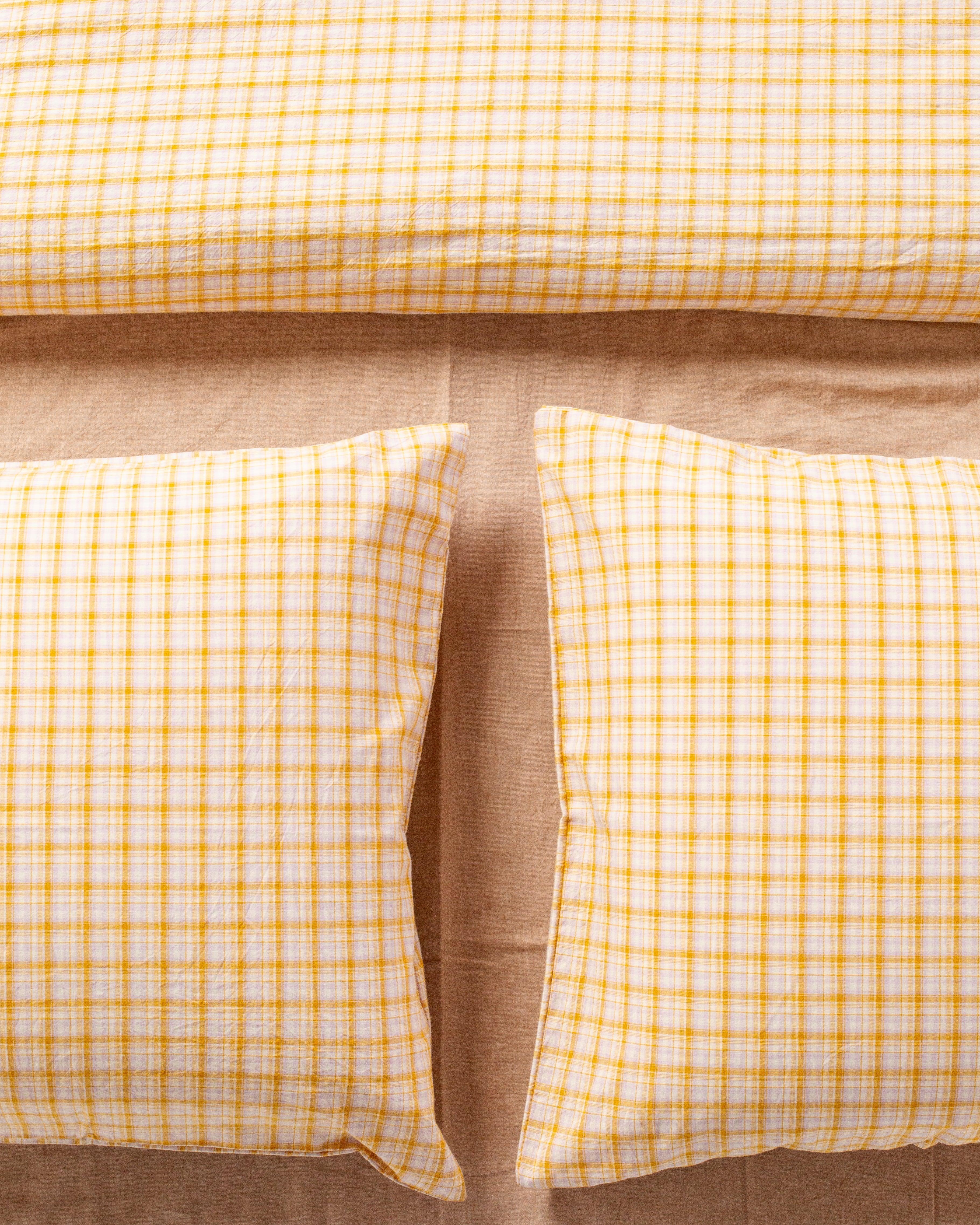 Jogo de Duvet Xadrez - Limoncello