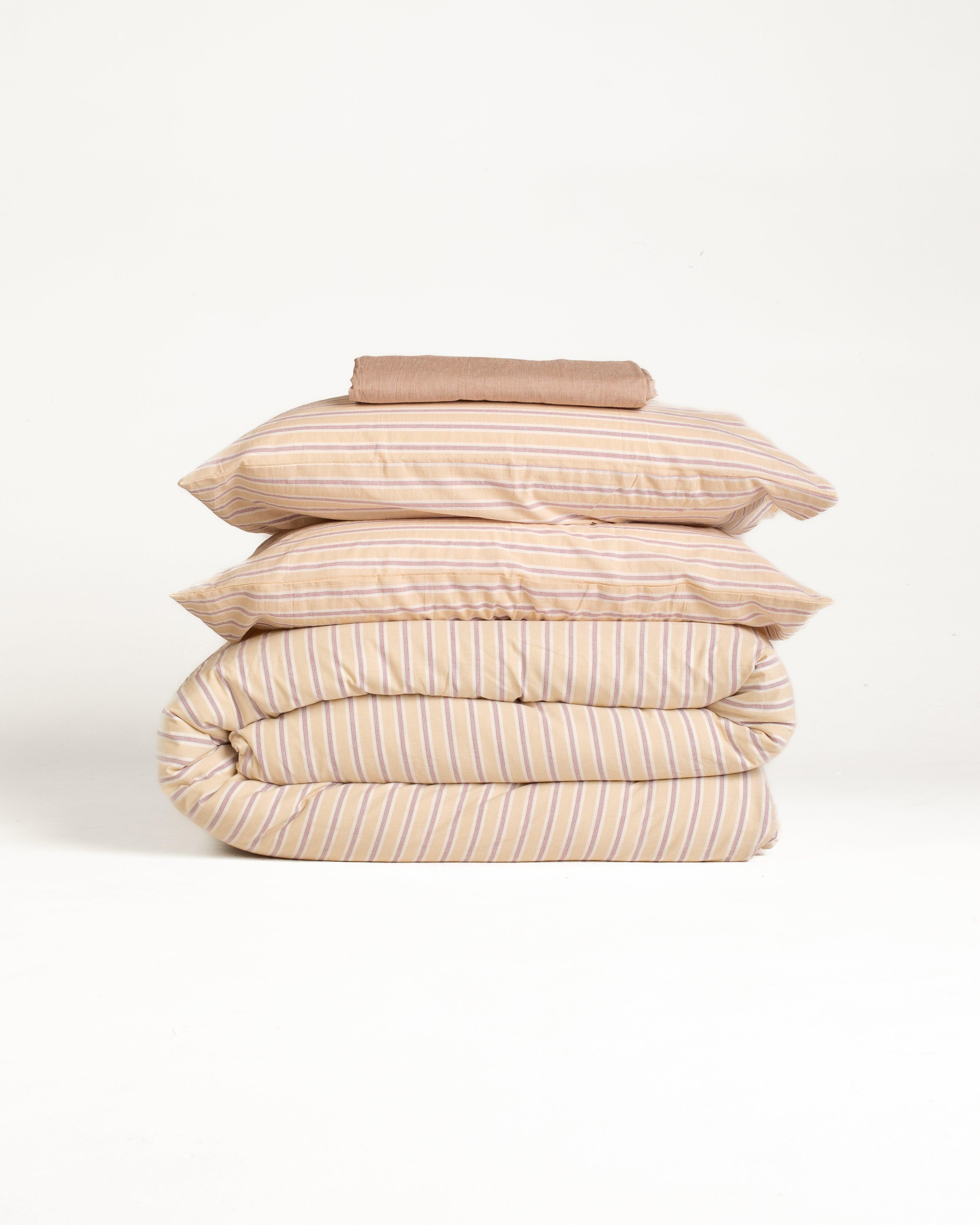 Jogo de Duvet Stripes - Cream