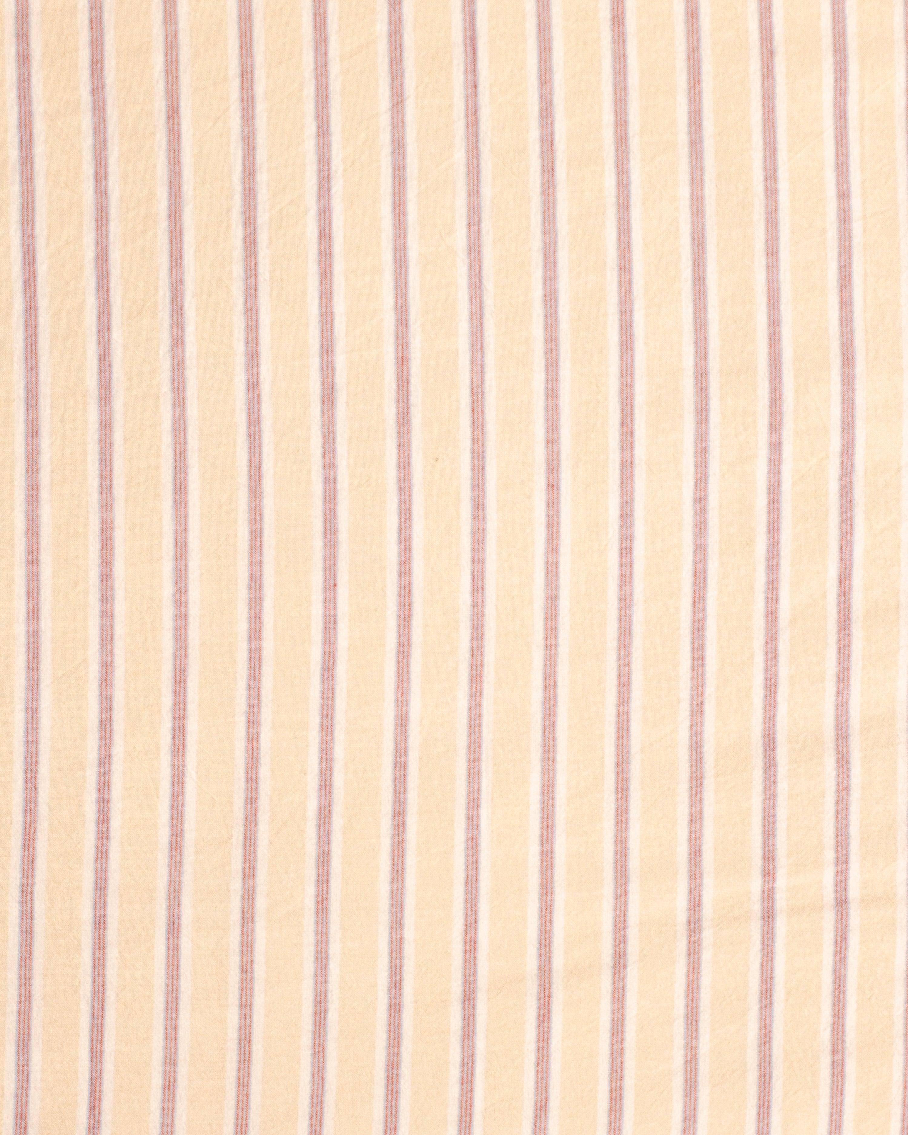 Duvet Stripes de Algodão - Cream